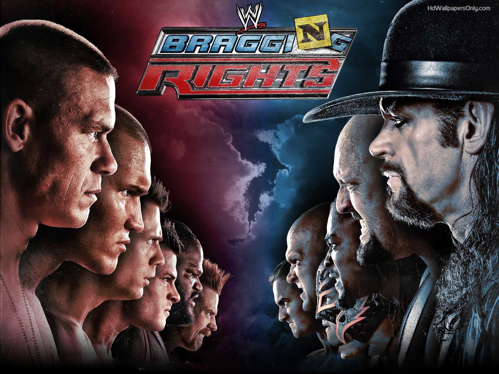 WWE Bragging Rights poster, 1600x1200 HD, Laptop