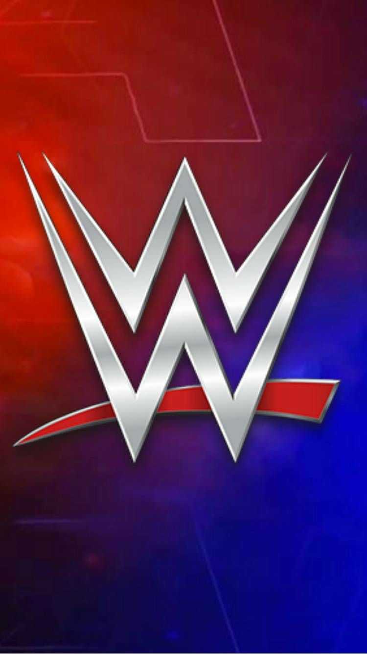 Logo WWE rosso e blu, 750x1334 Full HD Verticale, iPhone