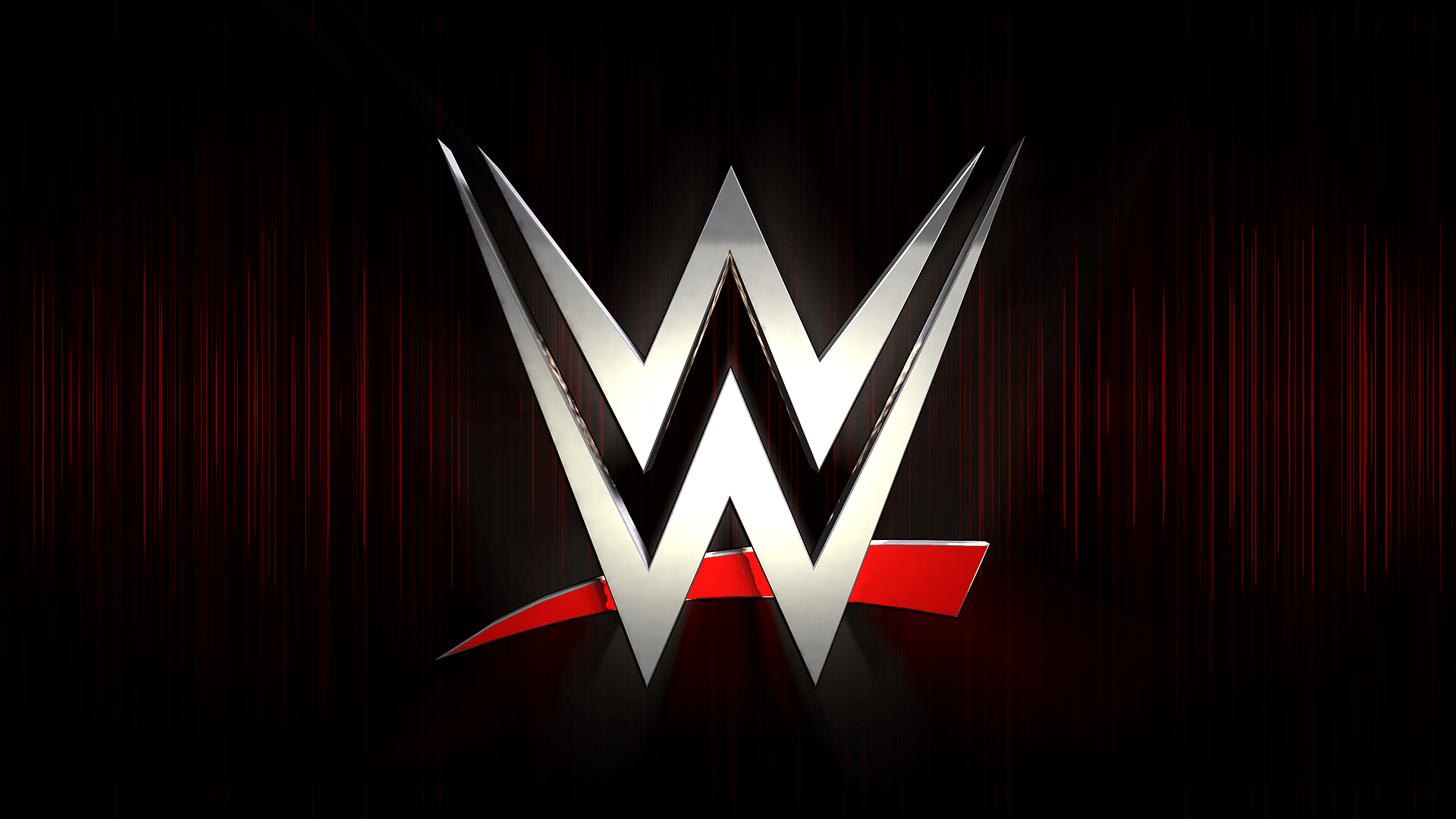 Logo WWE argento su nero, 1920x1080 Full HD, PC Desktop