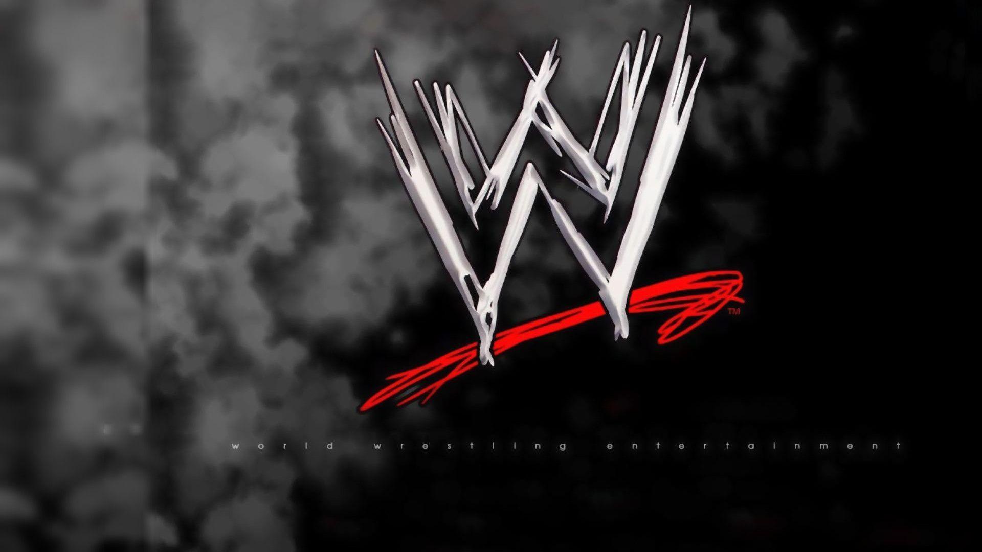 Logo WWE bianco e rosso, 1920x1080 Full HD, PC Desktop