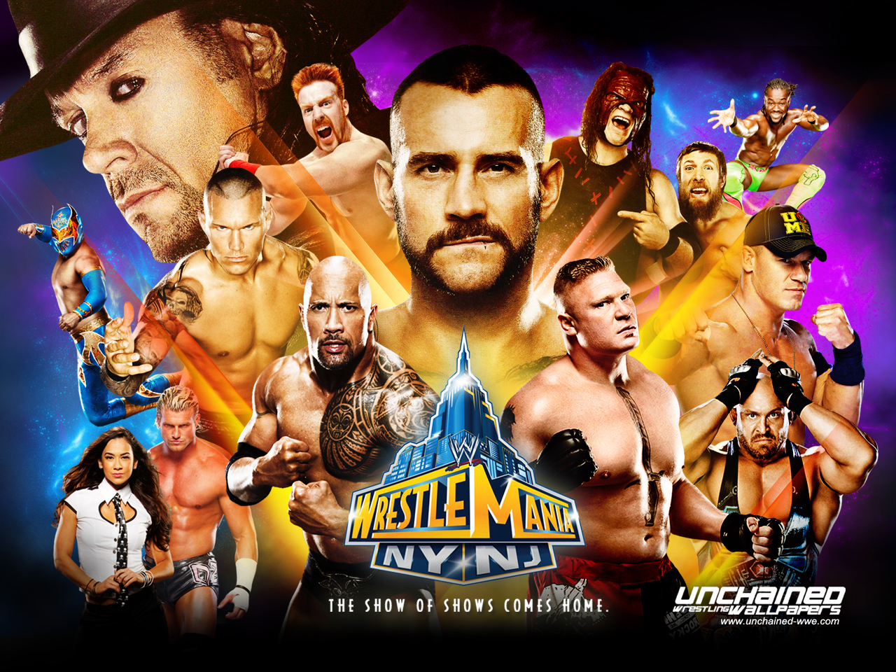 WrestleMania lottatori WWE collage, 1280x960 HD, ROG Asus Laptop