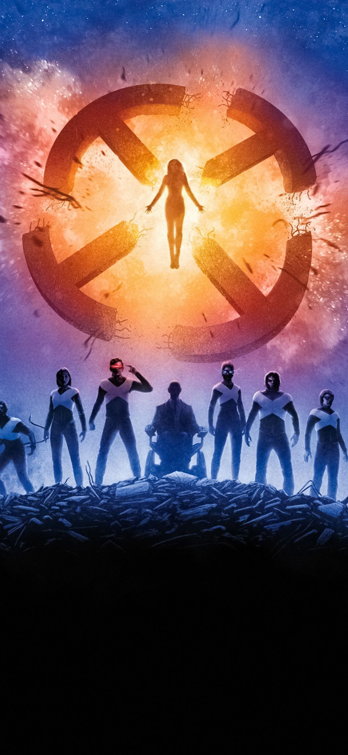 X-Men Dark Phoenix poster, 1125x2436 Verticale, iPhone Pro Max