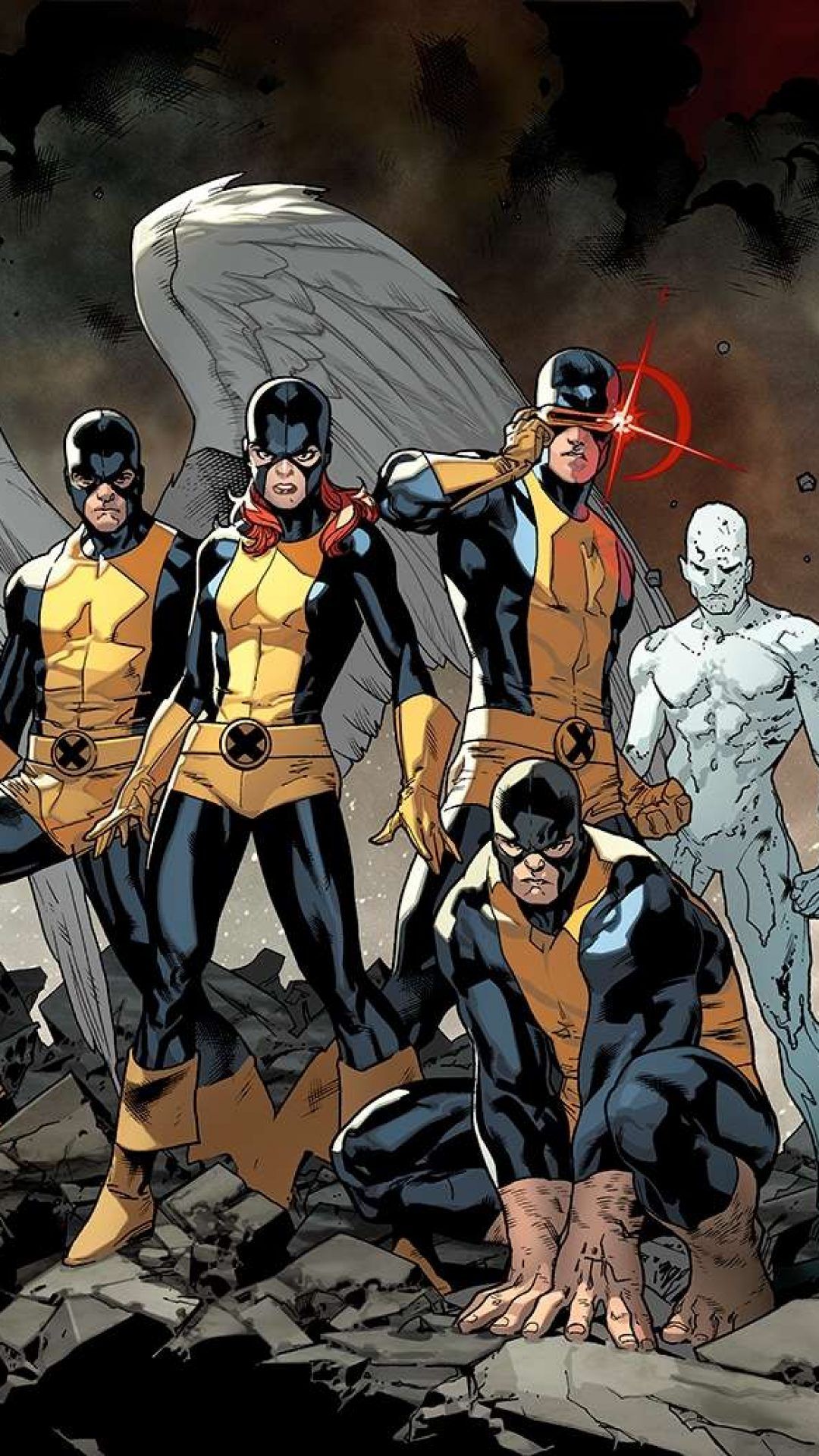 X-Men originali fumetto gruppo, 1080x1920 Full HD Verticale, iPhone Plus
