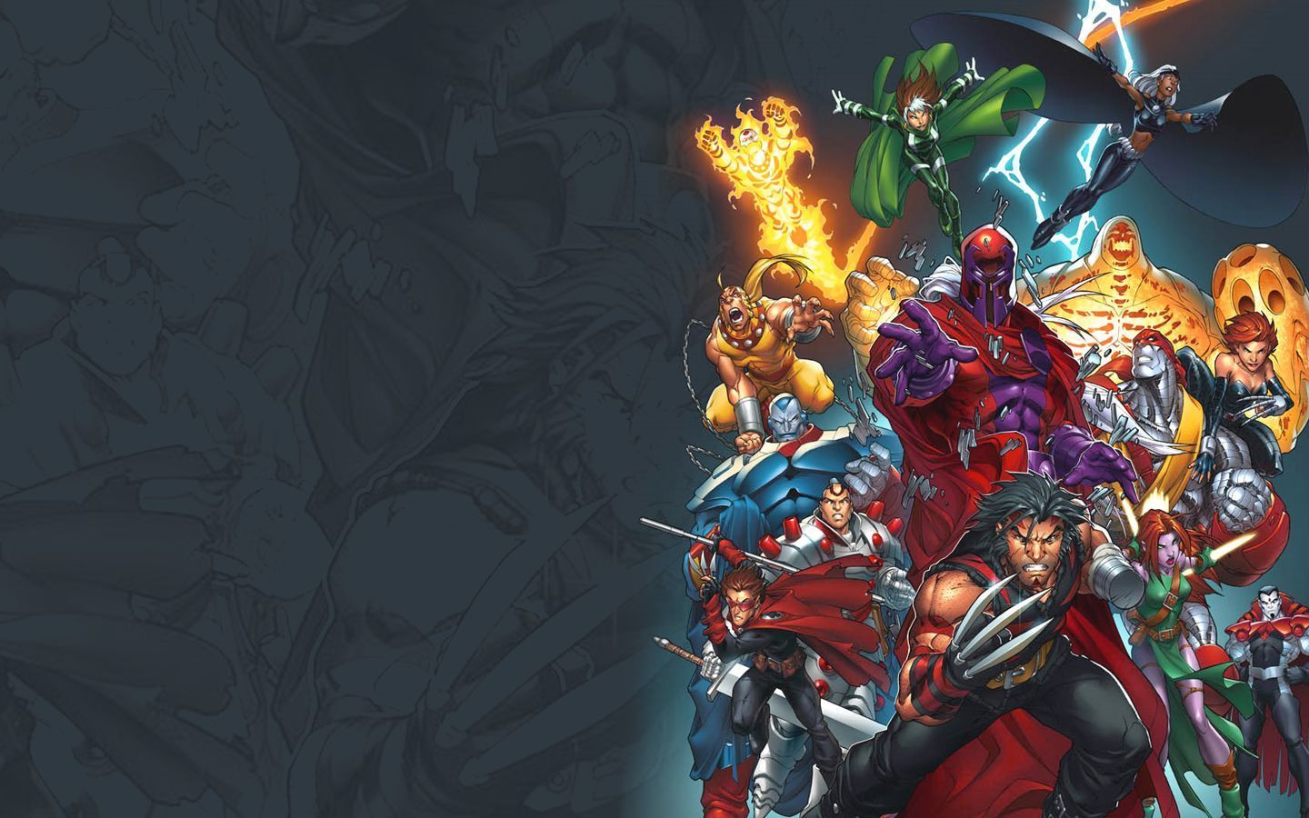 X-Men gruppo supereroi Marvel, 1920x1200 Full HD+, Laptop