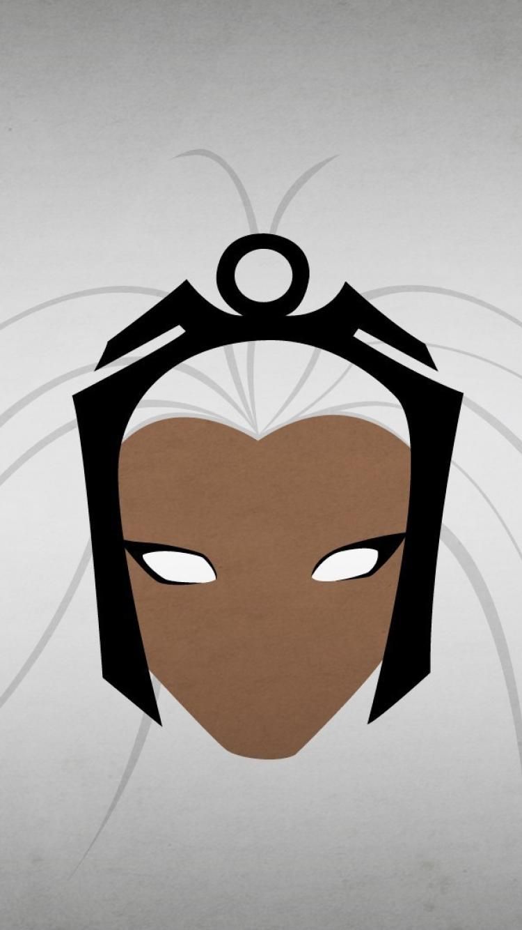 Gambit X-Men minimalista, 1242x2208 Full HD Verticale, iPhone