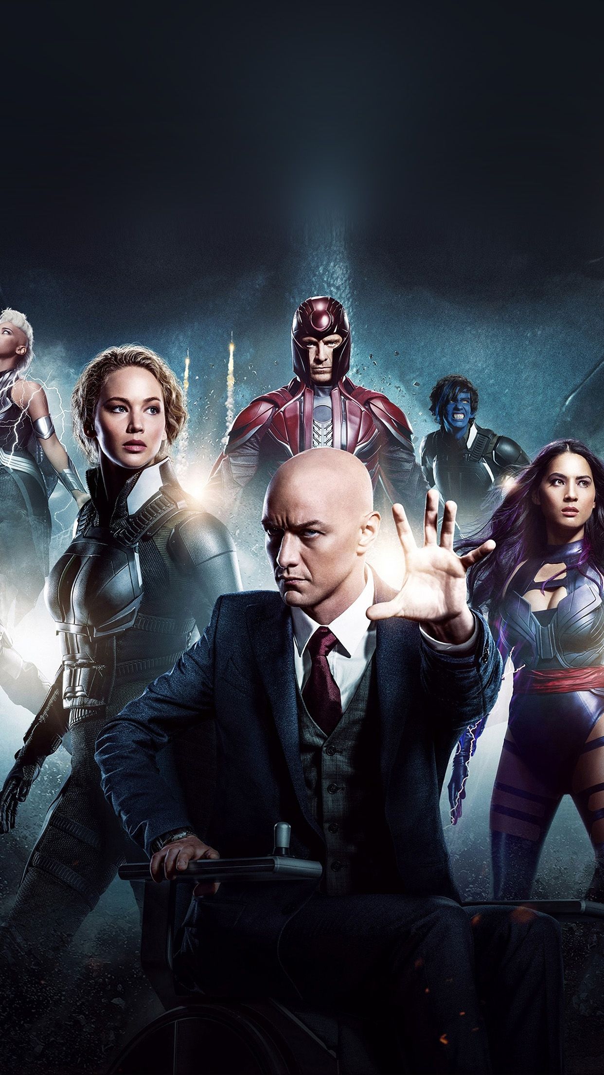 X-Men Apocalisse personaggi gruppo, 1242x2208 Full HD Verticale, iPhone Air