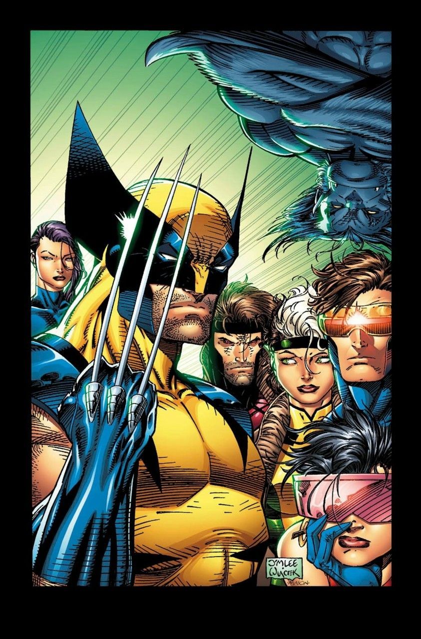 X-Men Wolverine gruppo supereroi, 843x1280 Verticale, iPhone Plus