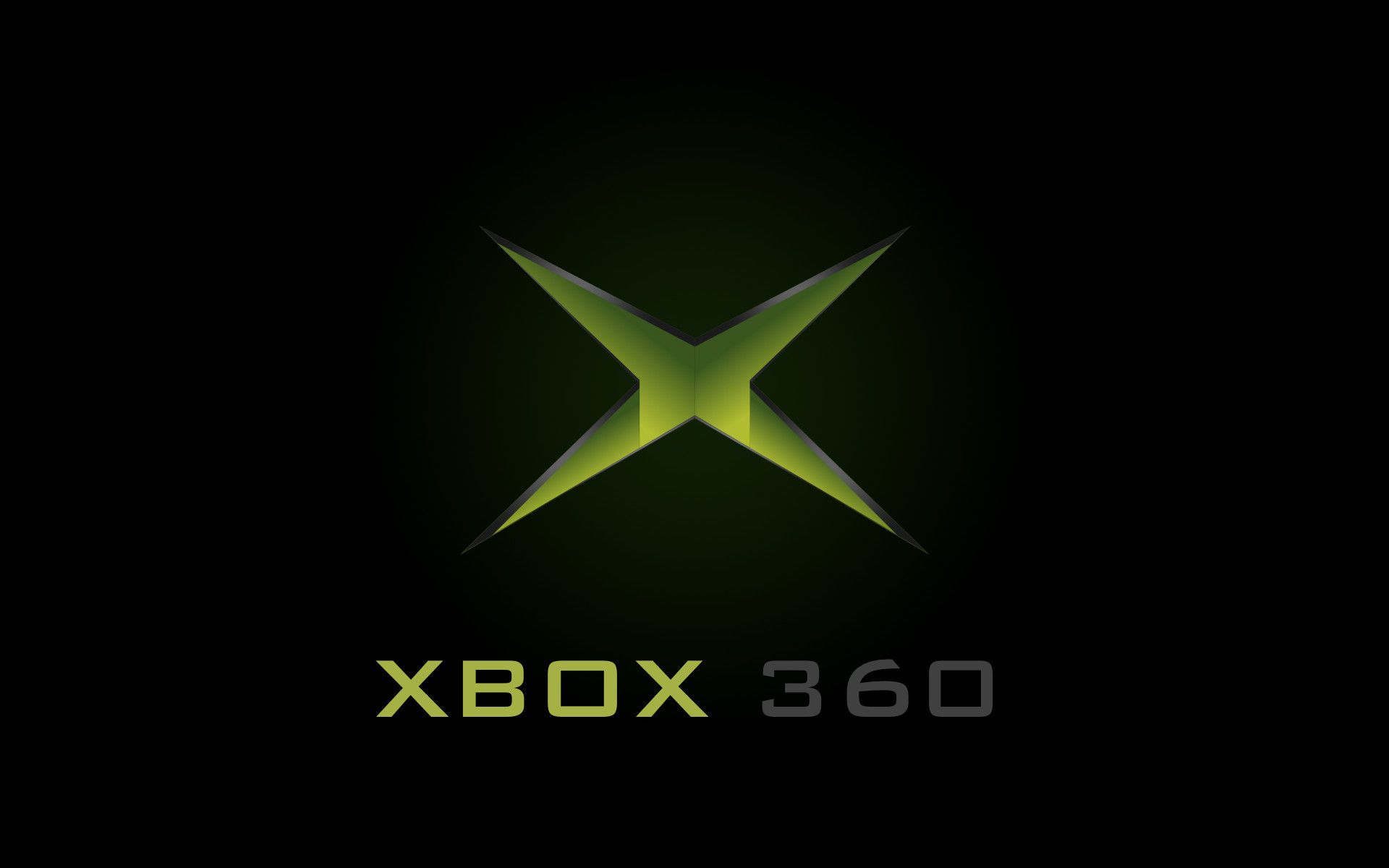 Logo Xbox verde nero, 1920x1080 1080p, PC