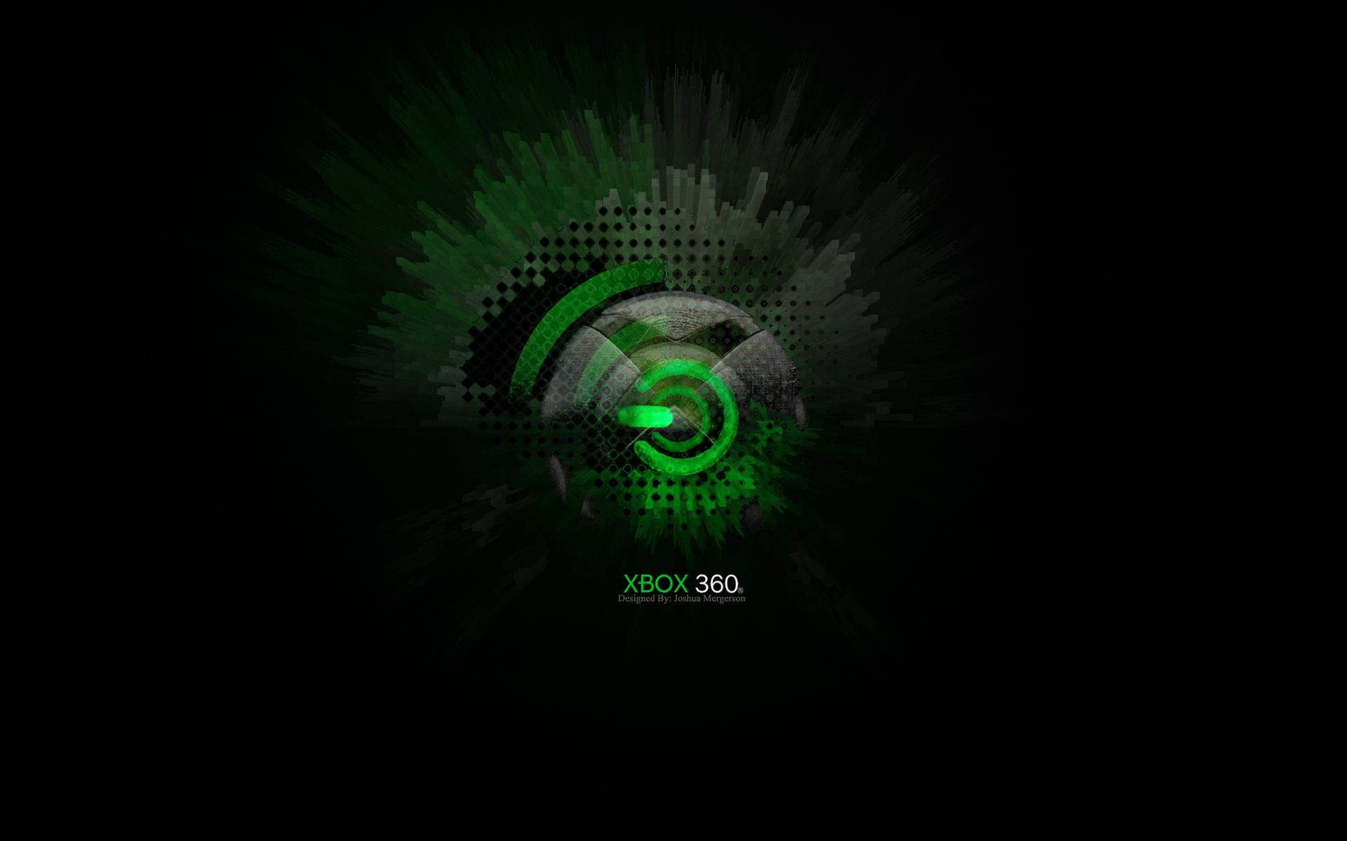Logo Xbox frantumato astratto, 1920x1080 Full HD 1080p, Desktop