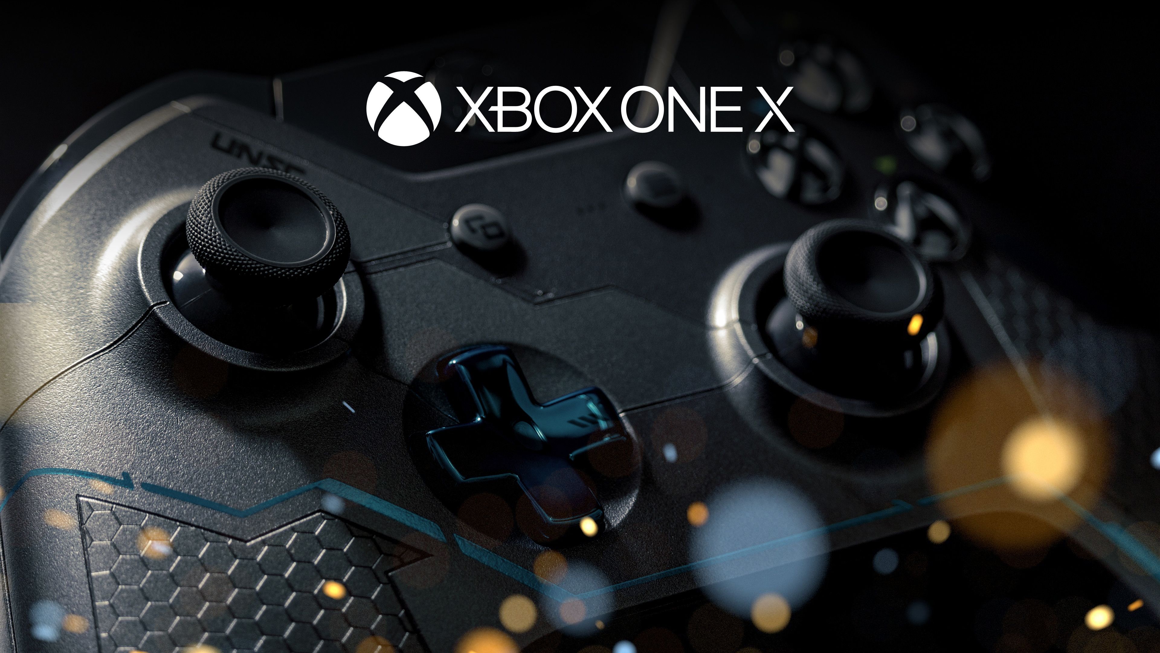 Controller Xbox One X nero, console Microsoft, 3840x2160 4K, Desktop 4K