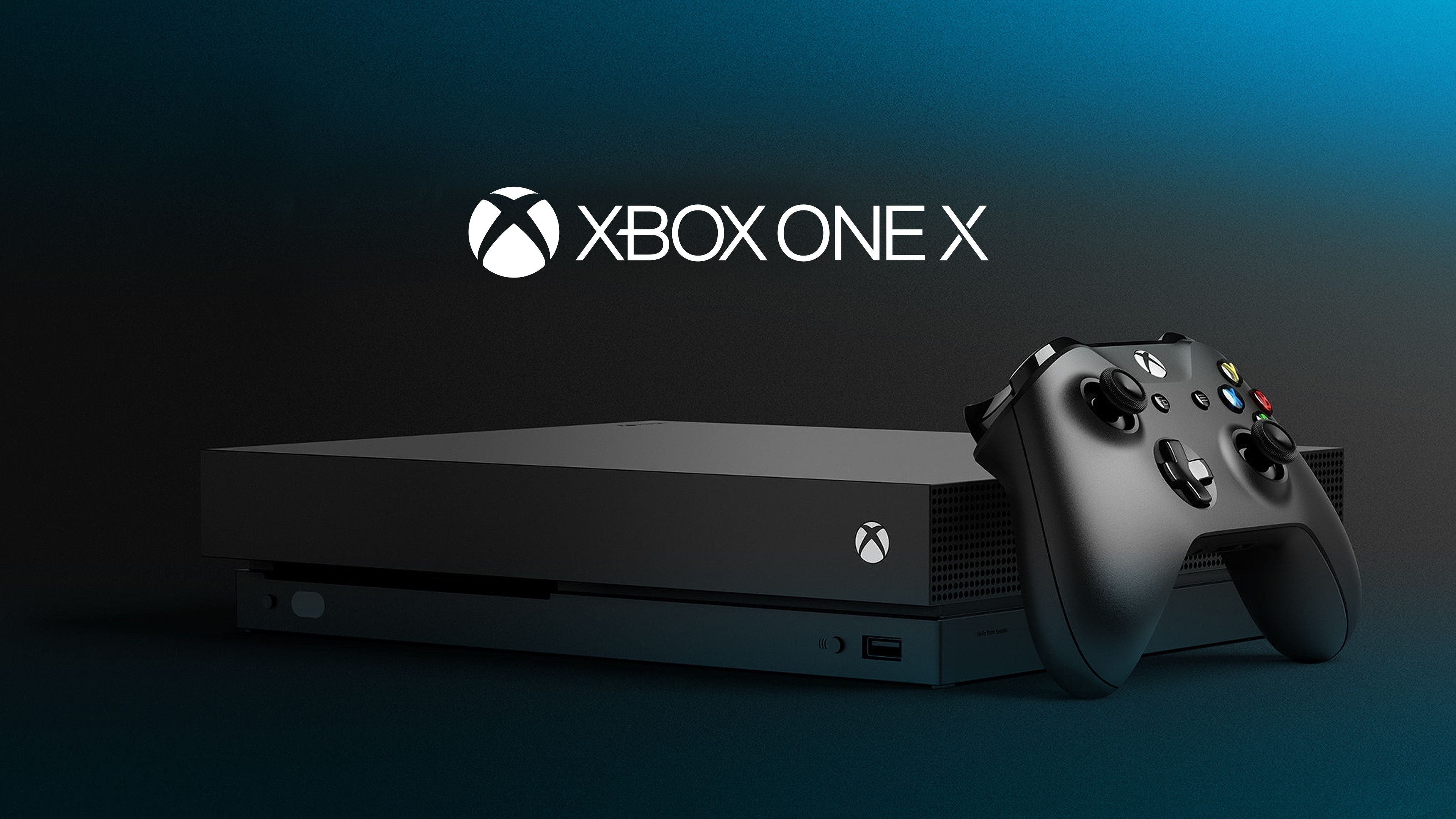 Console Xbox One X nera, 3840x2160 UHD, PC 4K