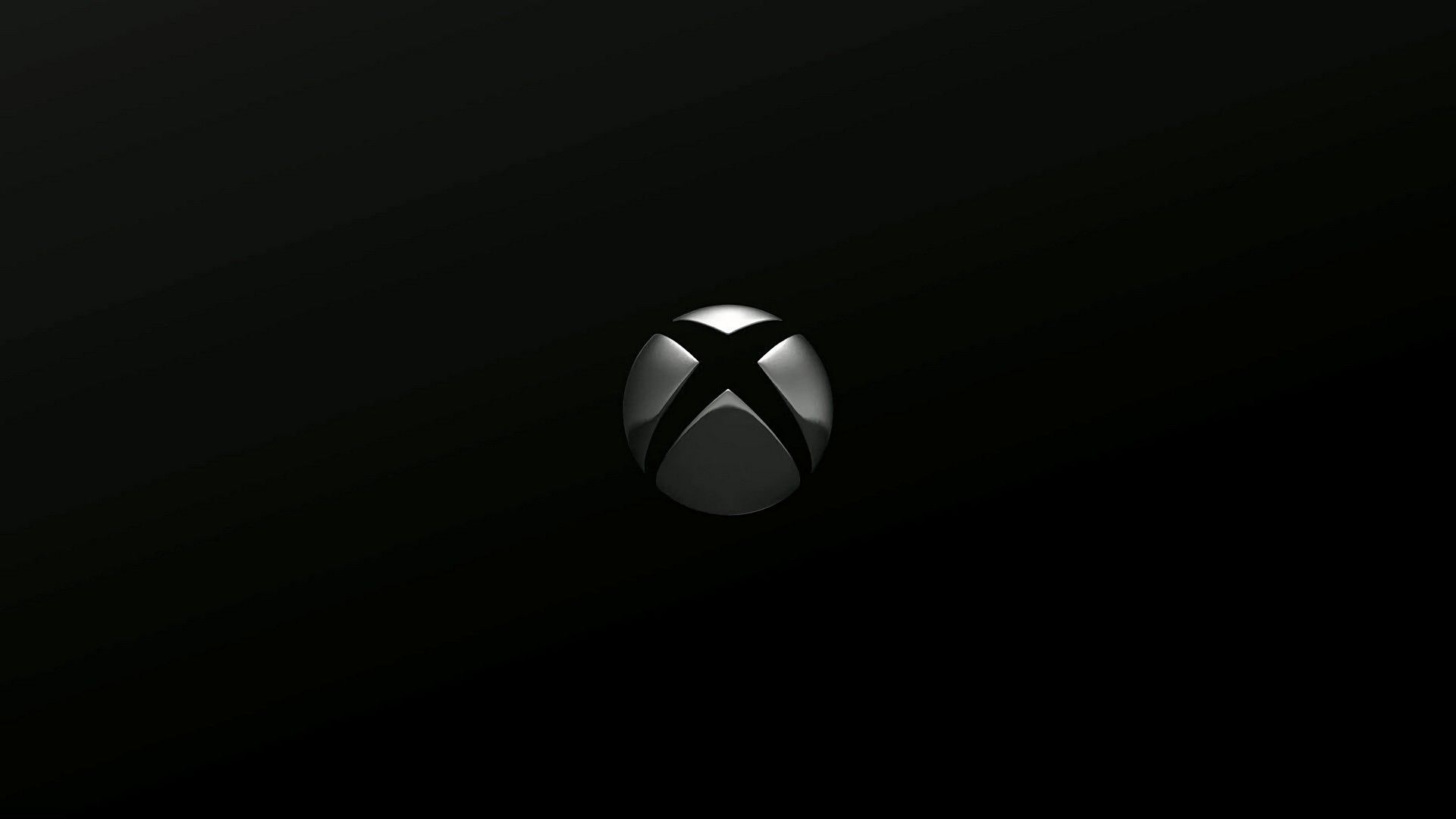 Logo Xbox su sfondo nero, console Microsoft, 1920x1080 Full HD 1080p, Desktop