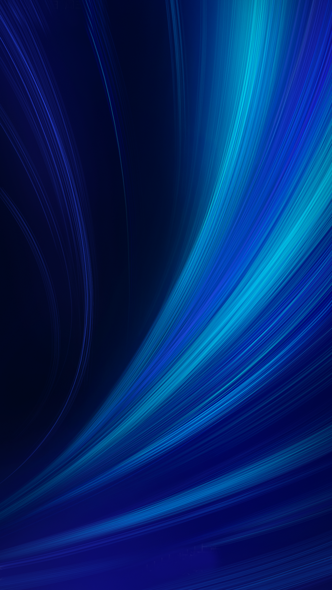 Onde di luce blu astratte, 1080x1920 Verticale, Xiaomi Mi