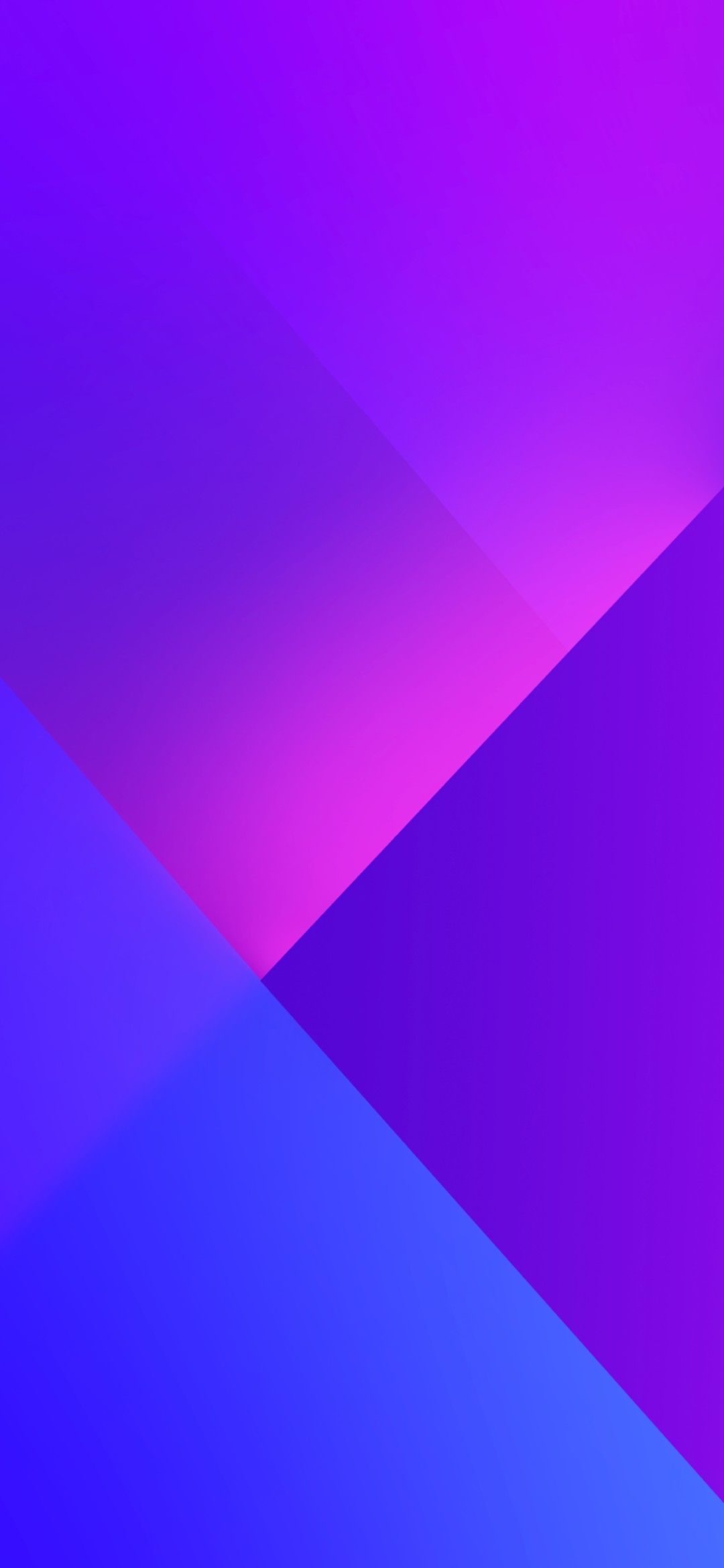 Forme geometriche gradiente viola blu, 1080x2340 Full HD Verticale, POCO