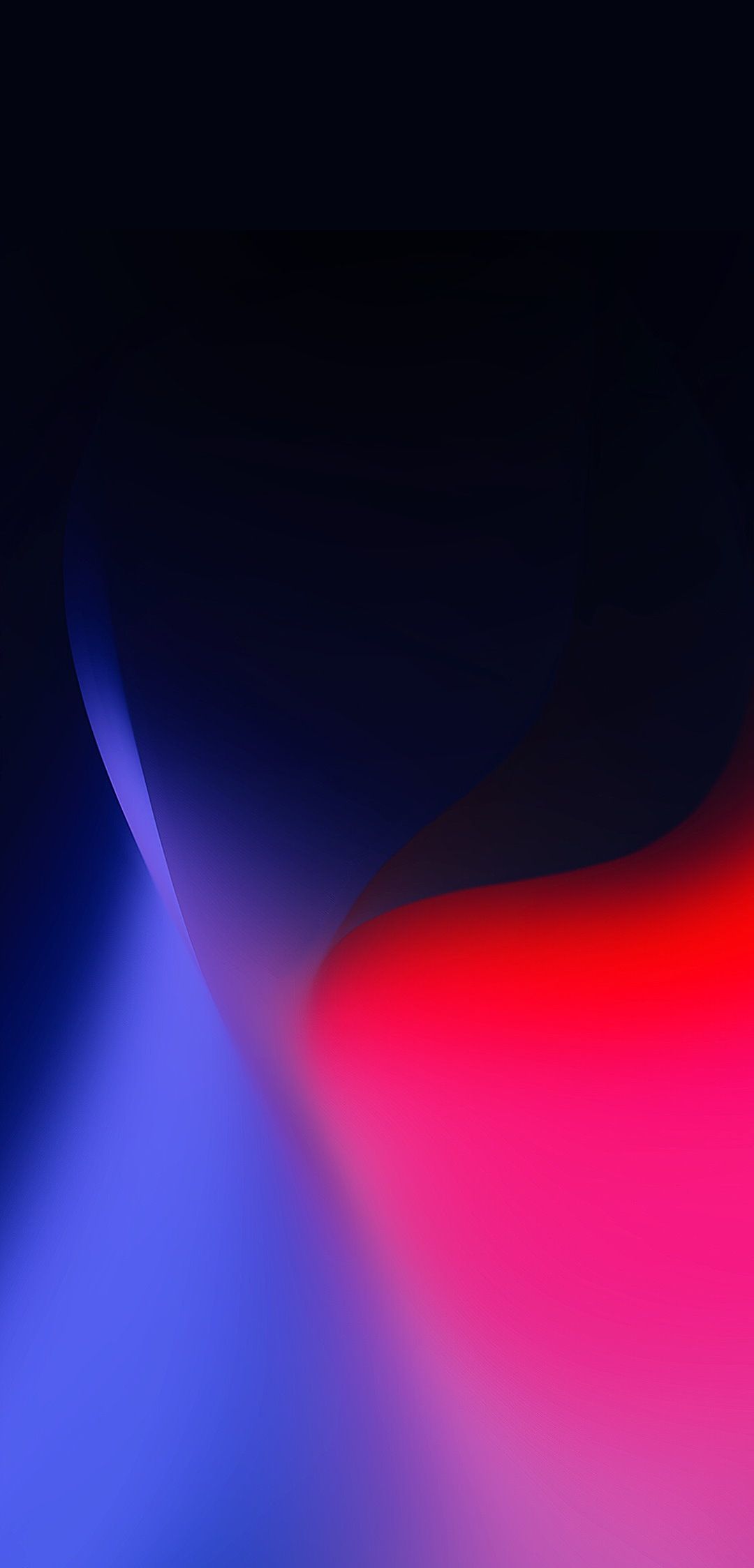 Sfondo astratto blu rosso sfumato, 1080x2248 Verticale, POCO