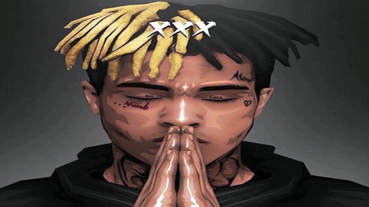 XXXTentacion pentagramma maschera illustrazione, 1080x1080 HD, iMac