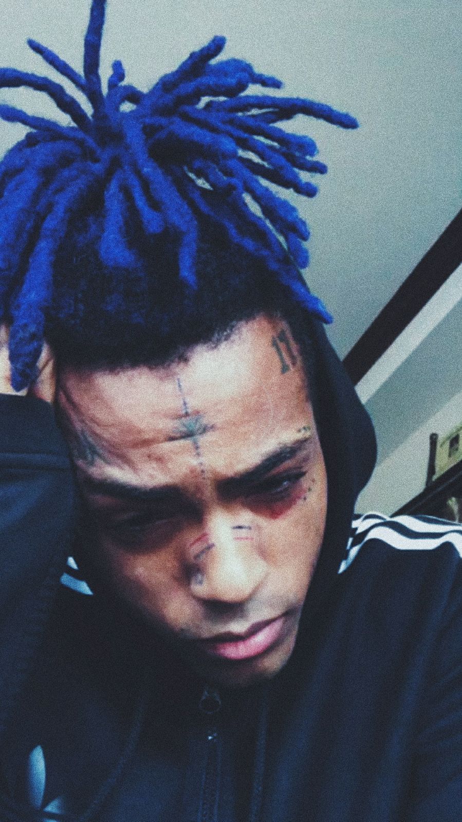 XXXTentacion adesivo ritratto rosso, 1080x1920 Full HD Verticale, iPhone
