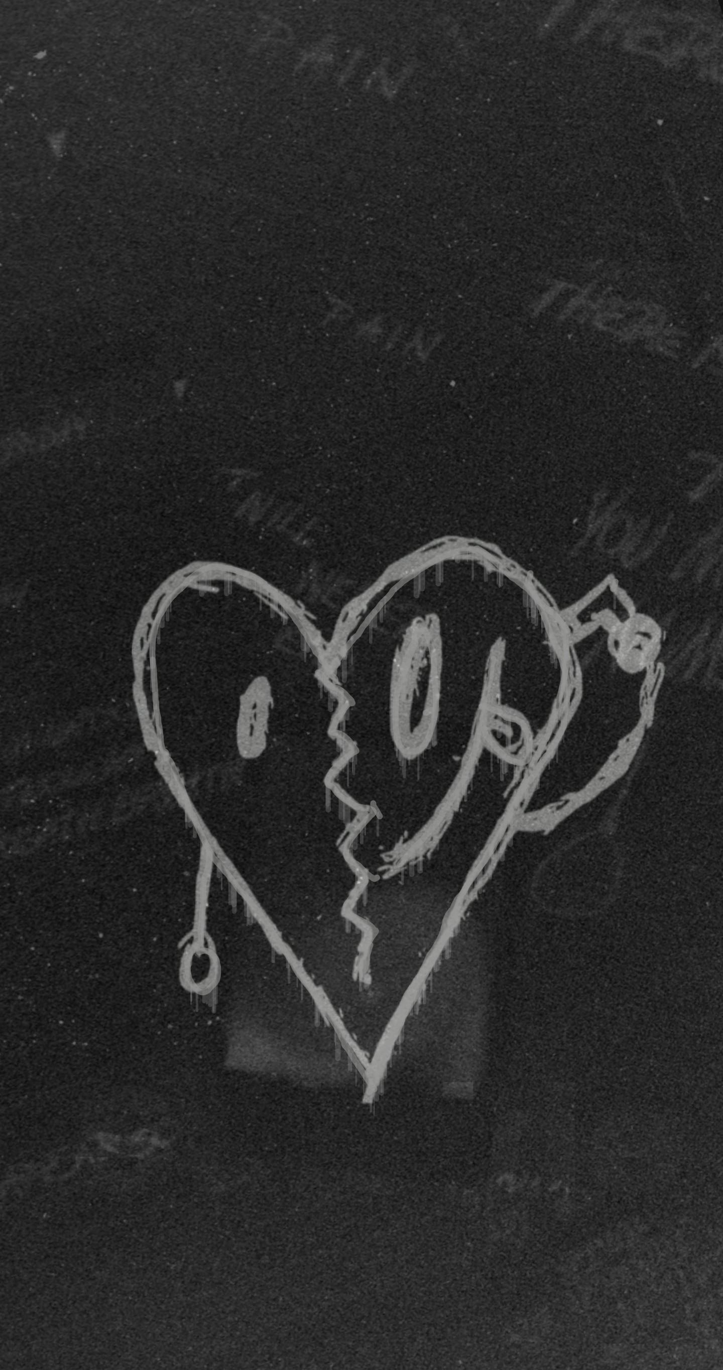 Ritratto stilizzato XXXTentacion bianco e nero, 1920x1080 Full HD, Desktop