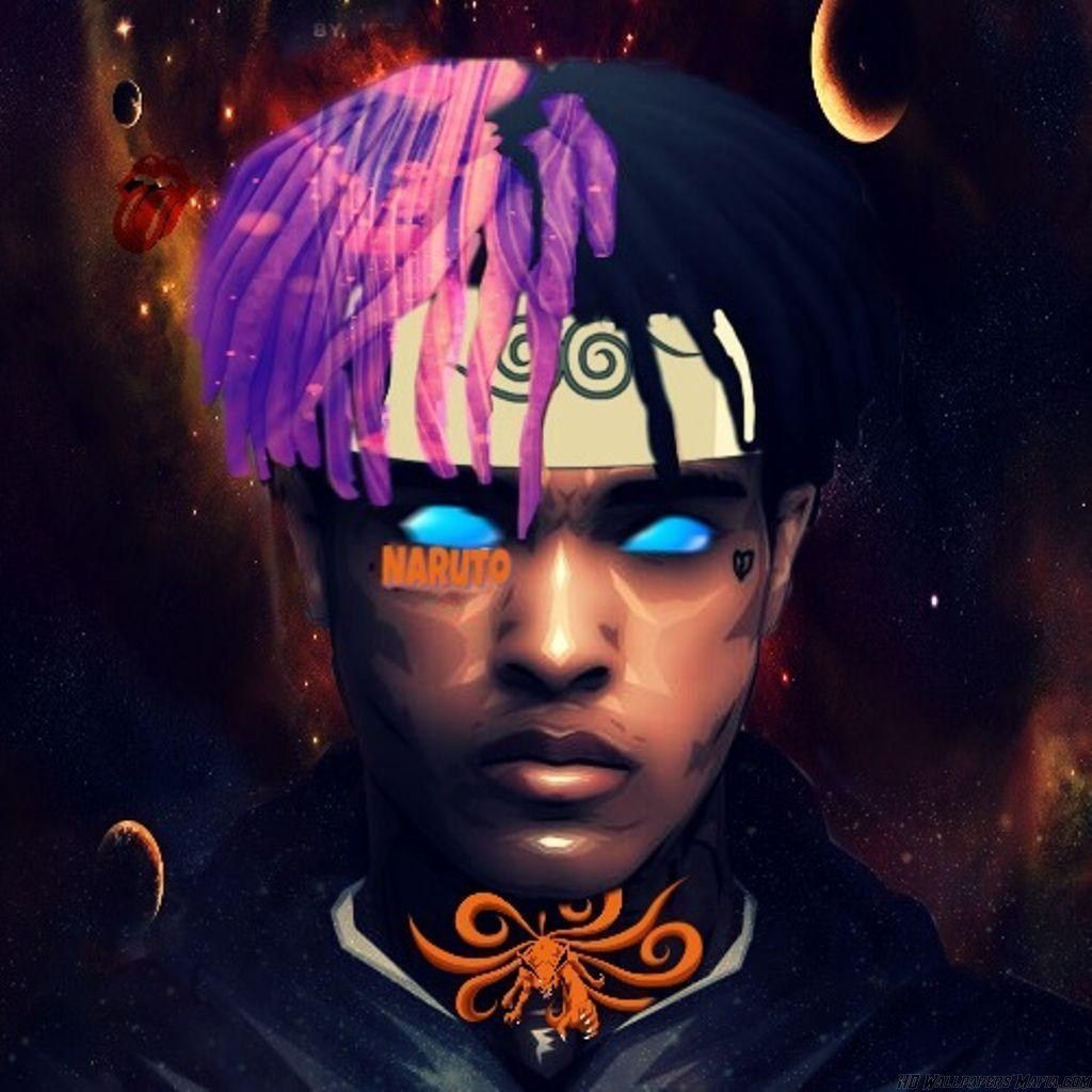 XXXTentacion stile anime Naruto, Konoha, 1024x1024 HD, PC