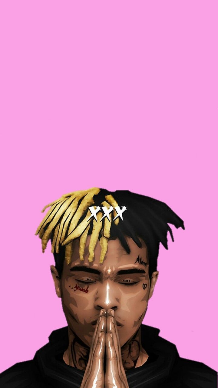XXXTentacion mani giunte rosa, 720x1280 Full HD Verticale, Samsung Galaxy