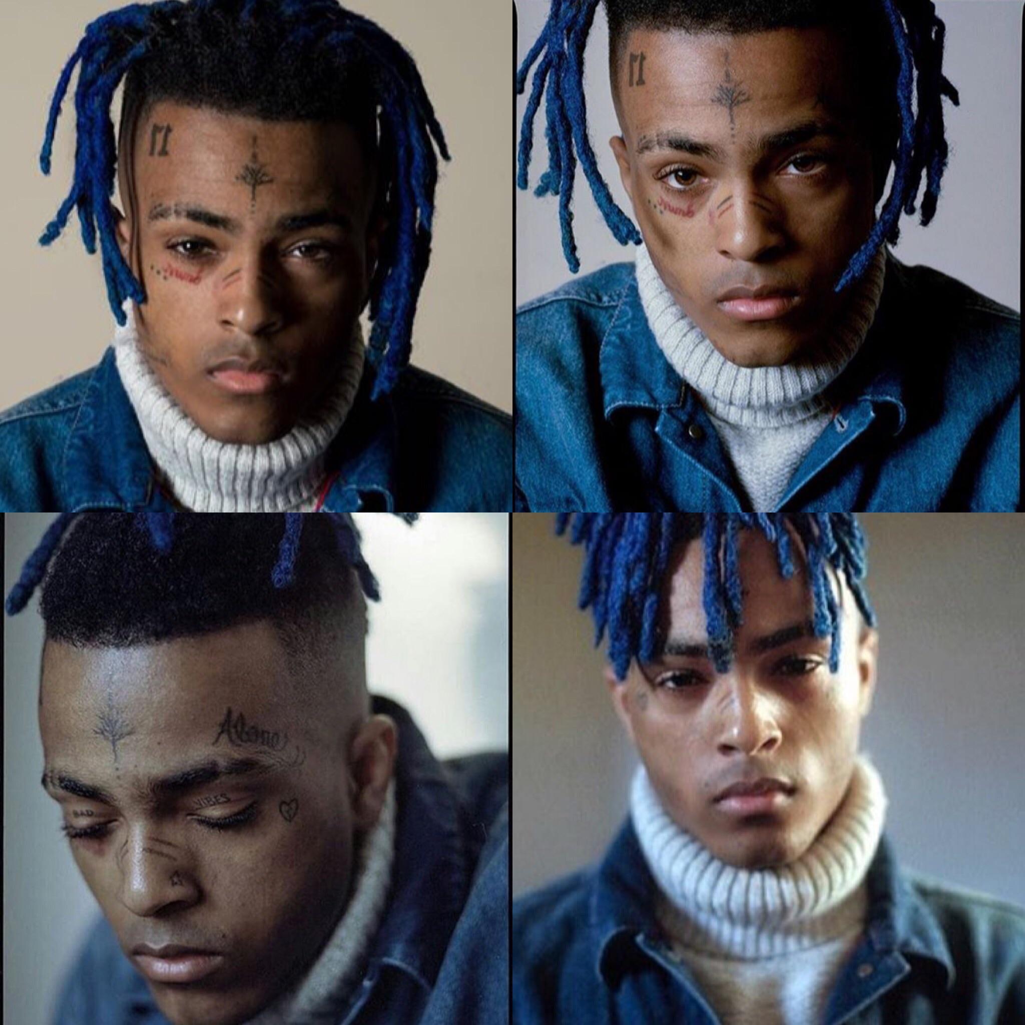 XXXTENTACION capelli blu ritratto, 2048x2048 Hi-Res, PC
