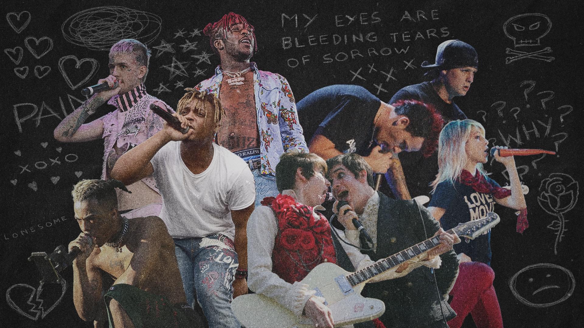 Volto astratto XXXTentacion colorato, 1280x720 HD, PC Desktop