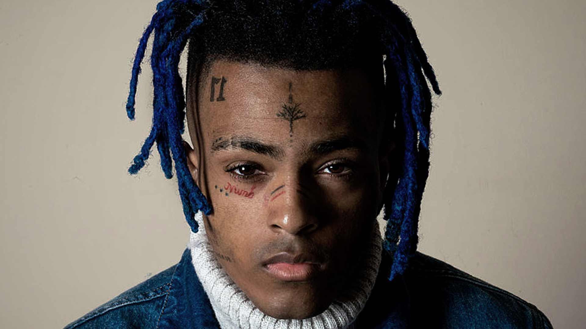 XXXTentacion ritratto capelli blu, 1920x1080 Full HD, Desktop
