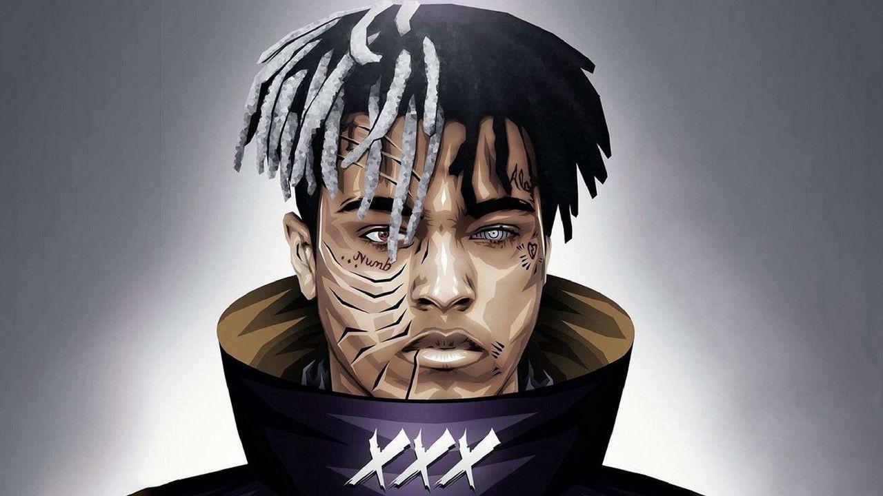XXXTentacion ritratto illustrato, rapper, 1280x720 HD, Desktop