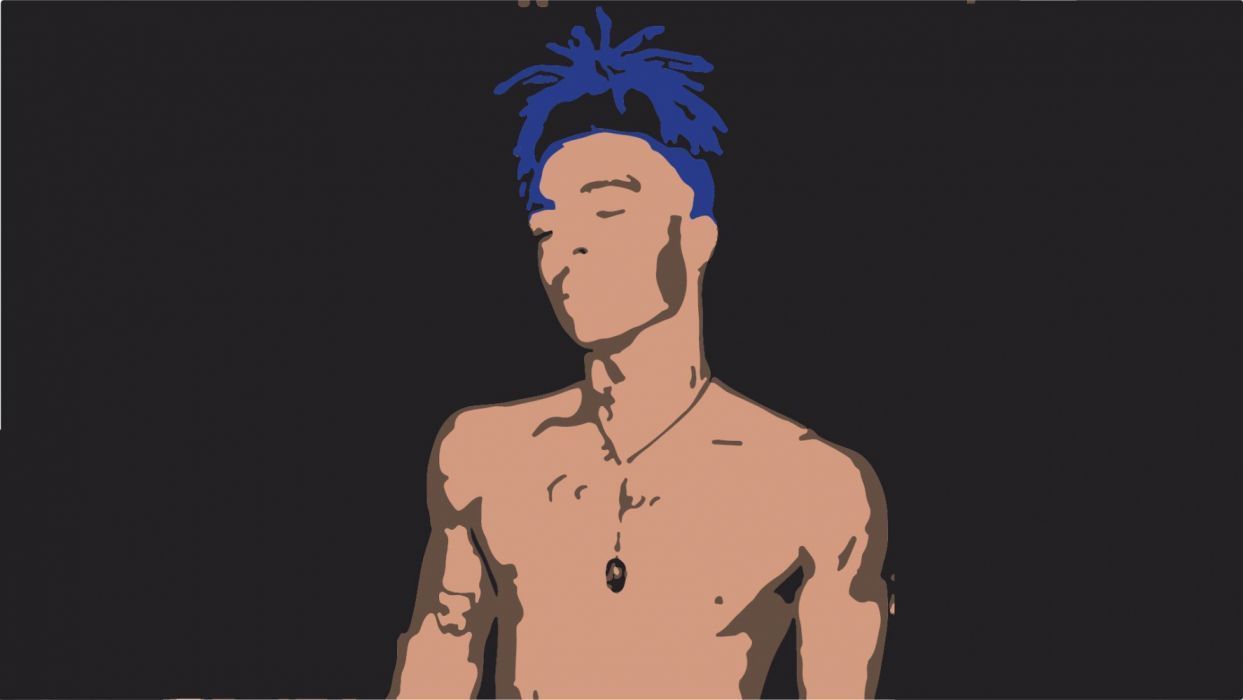XXXTentacion ritratto RIP grafica, 1280x800 720p, MacBook Air
