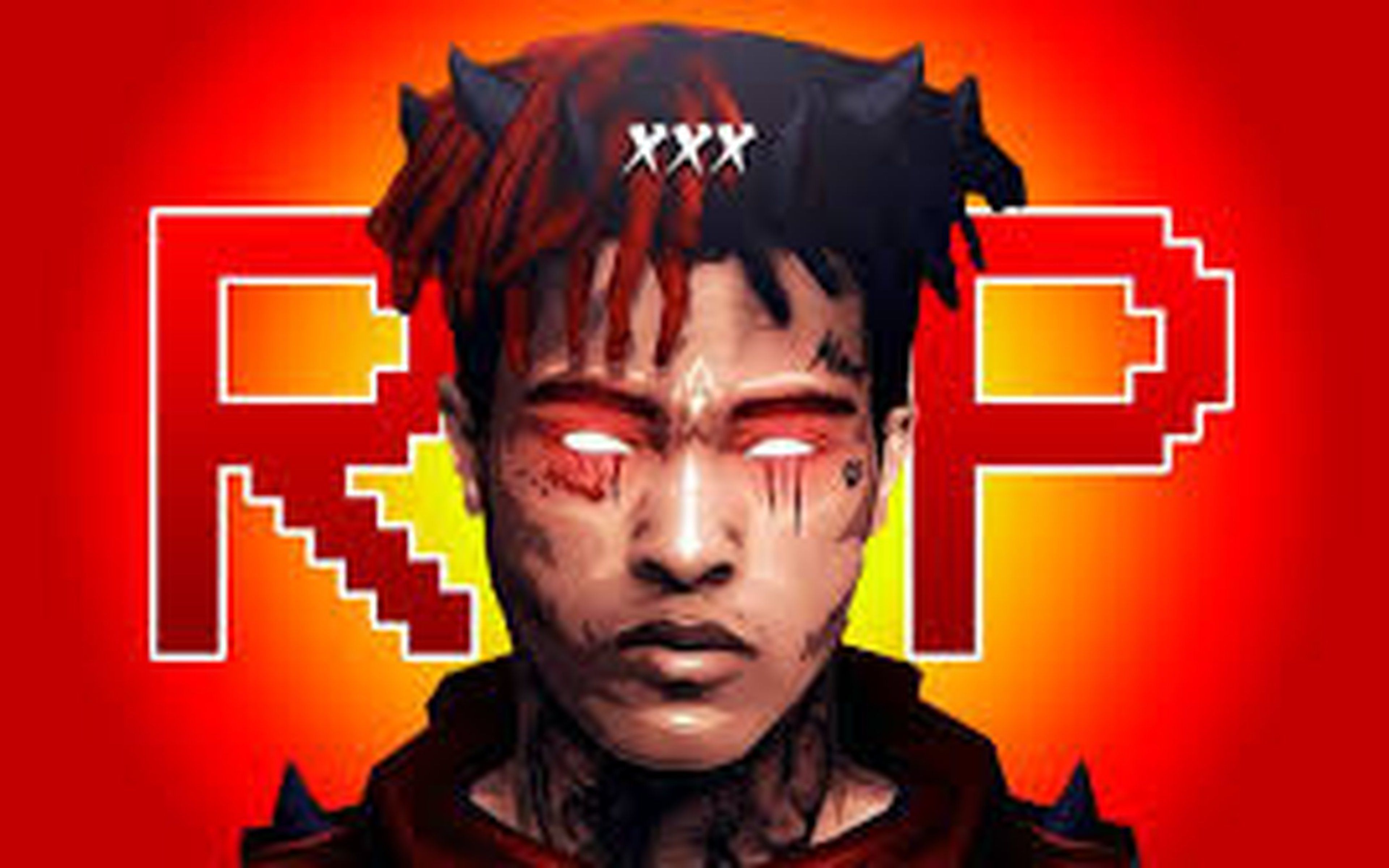 XXXTentacion illustrazione capelli blu, 1243x700 HD, Desktop