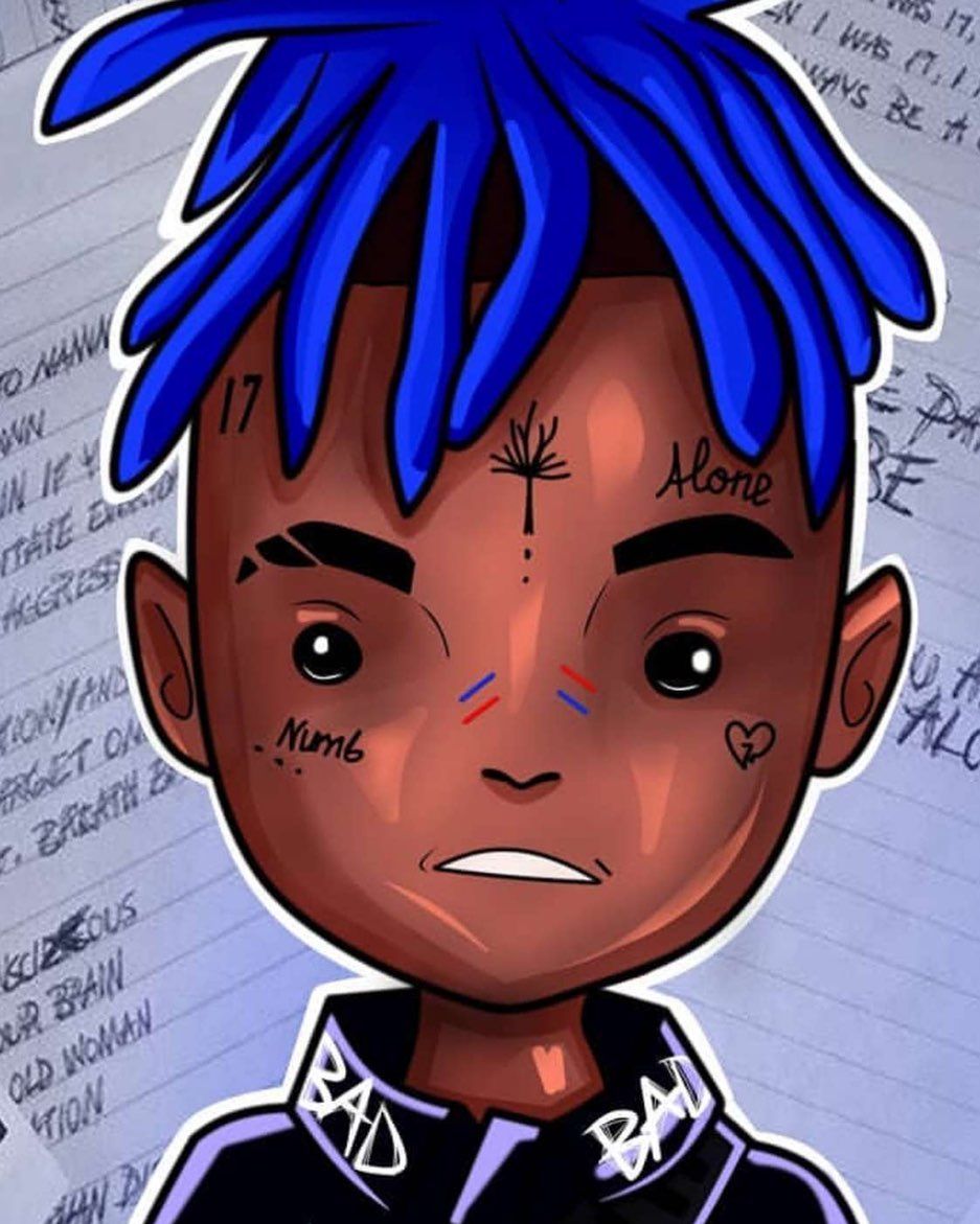 XXXTentacion ritratto bianco nero, 1480x2560 Full HD Verticale, Realme