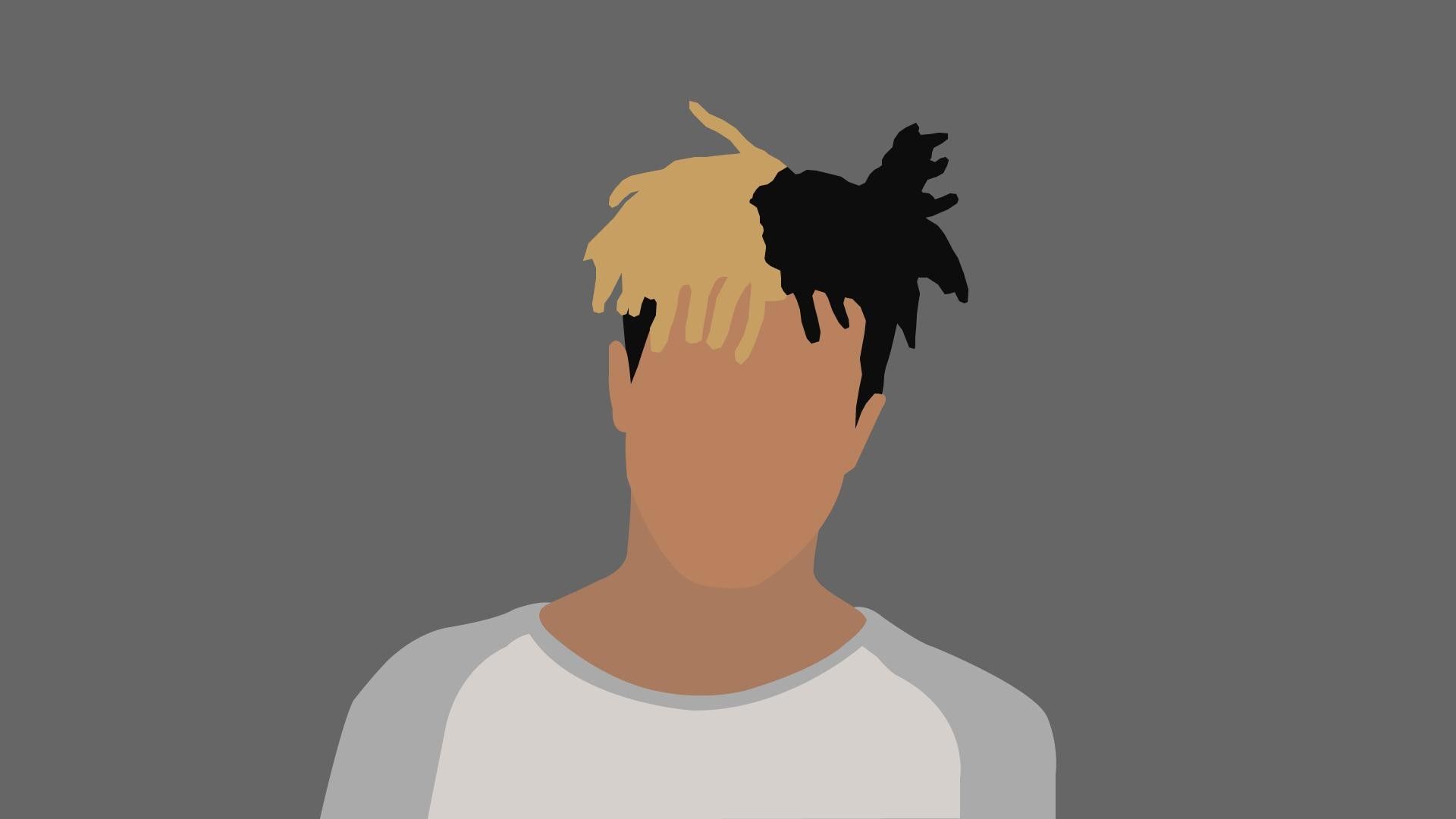 XXXTentacion ritratto minimalista, 1920x1080 Full HD 1080p, Desktop