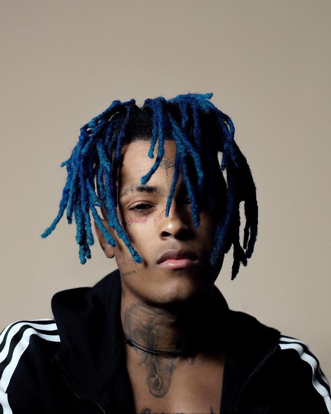 XXXTentacion capelli blu ritratto, 1080x1349 Verticale, Galaxy Tab