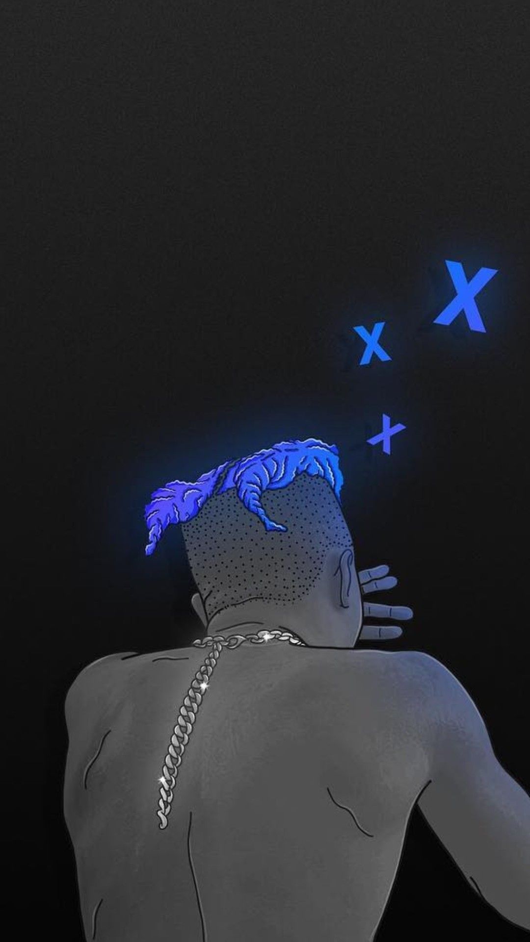 XXXTentacion illustrazione mani giunte, 1024x1024 HD, Laptop