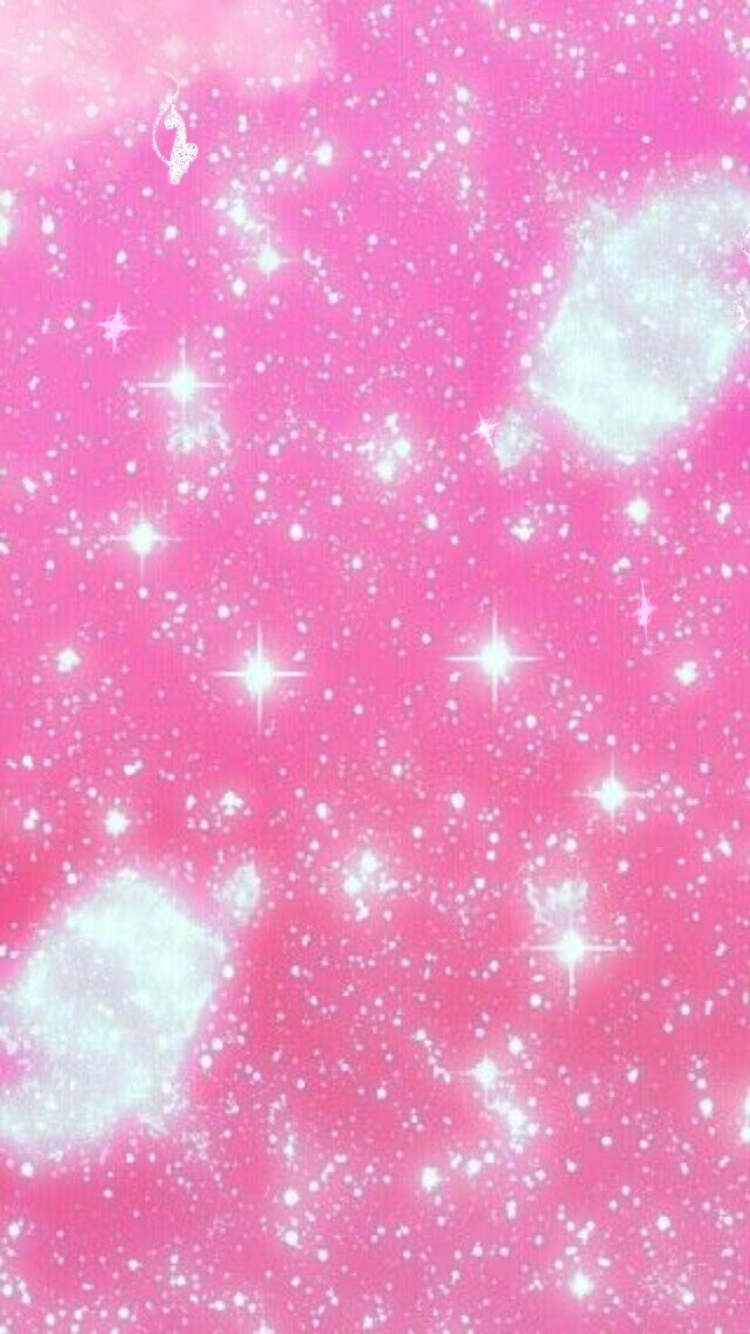 Sfondo rosa glitter stelle, 828x1472 Verticale, Mobile