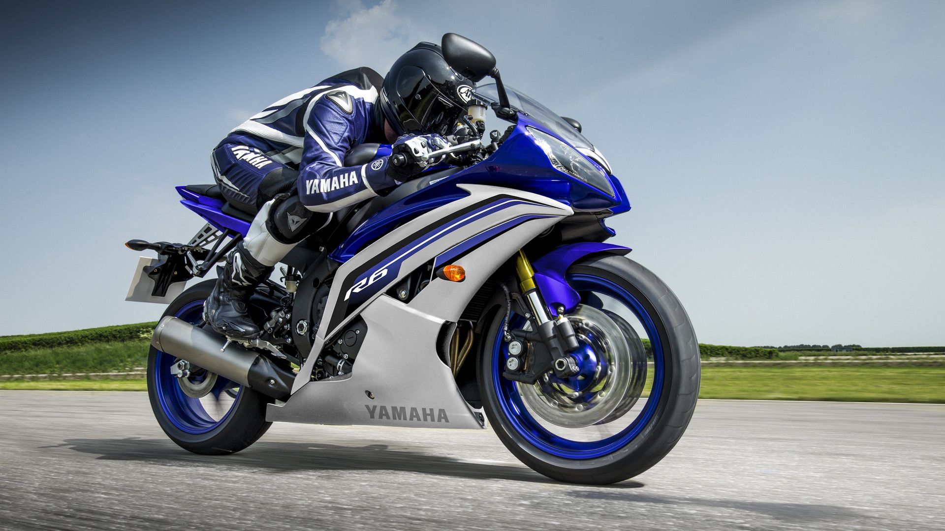 Yamaha R6 moto sportiva, 1920x1080 Full HD, Desktop