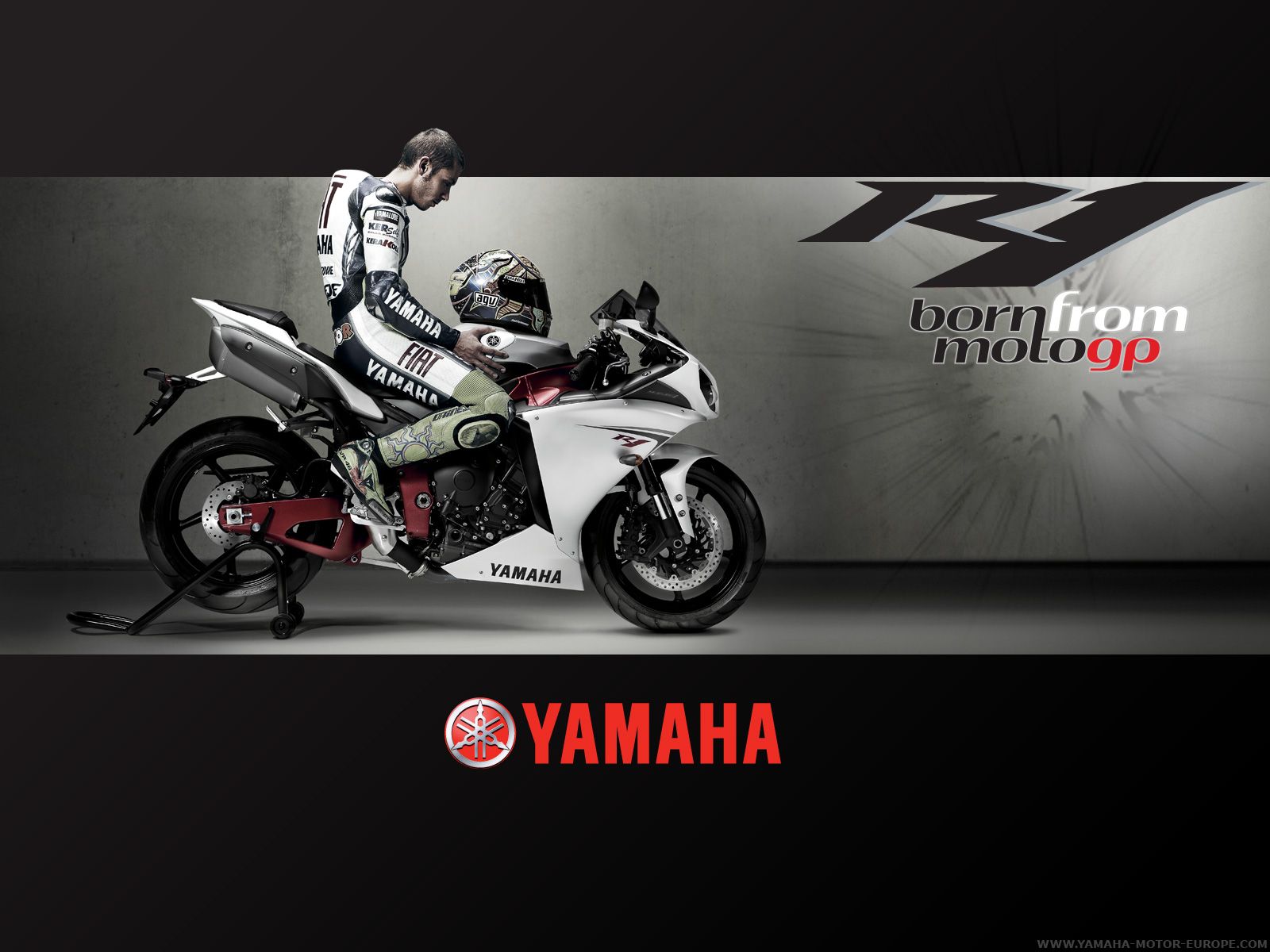 Moto Yamaha R1 pilota, 1600x1200 HD Ready, Desktop