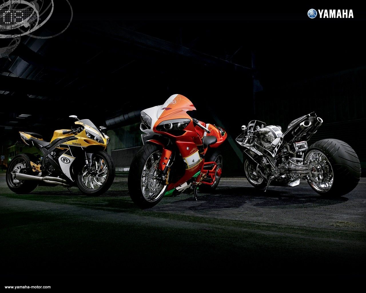 Moto sportive Yamaha R1, 1280x1024 HD, Desktop
