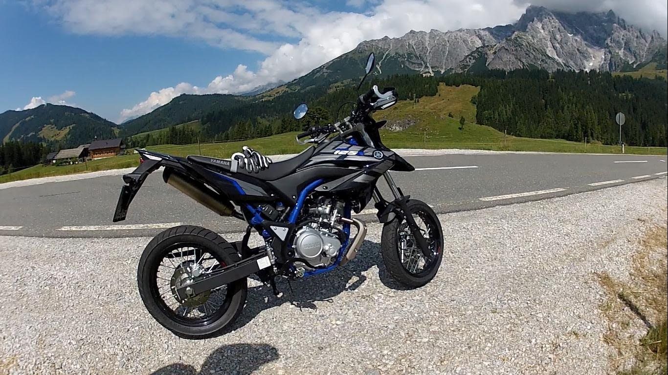 Moto Yamaha WR125X montagna, 1366x768 720p, PC