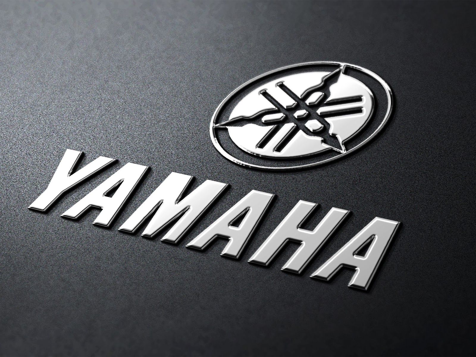 Logo Yamaha metallico grigio, 1600x1200 HD Ready, PC