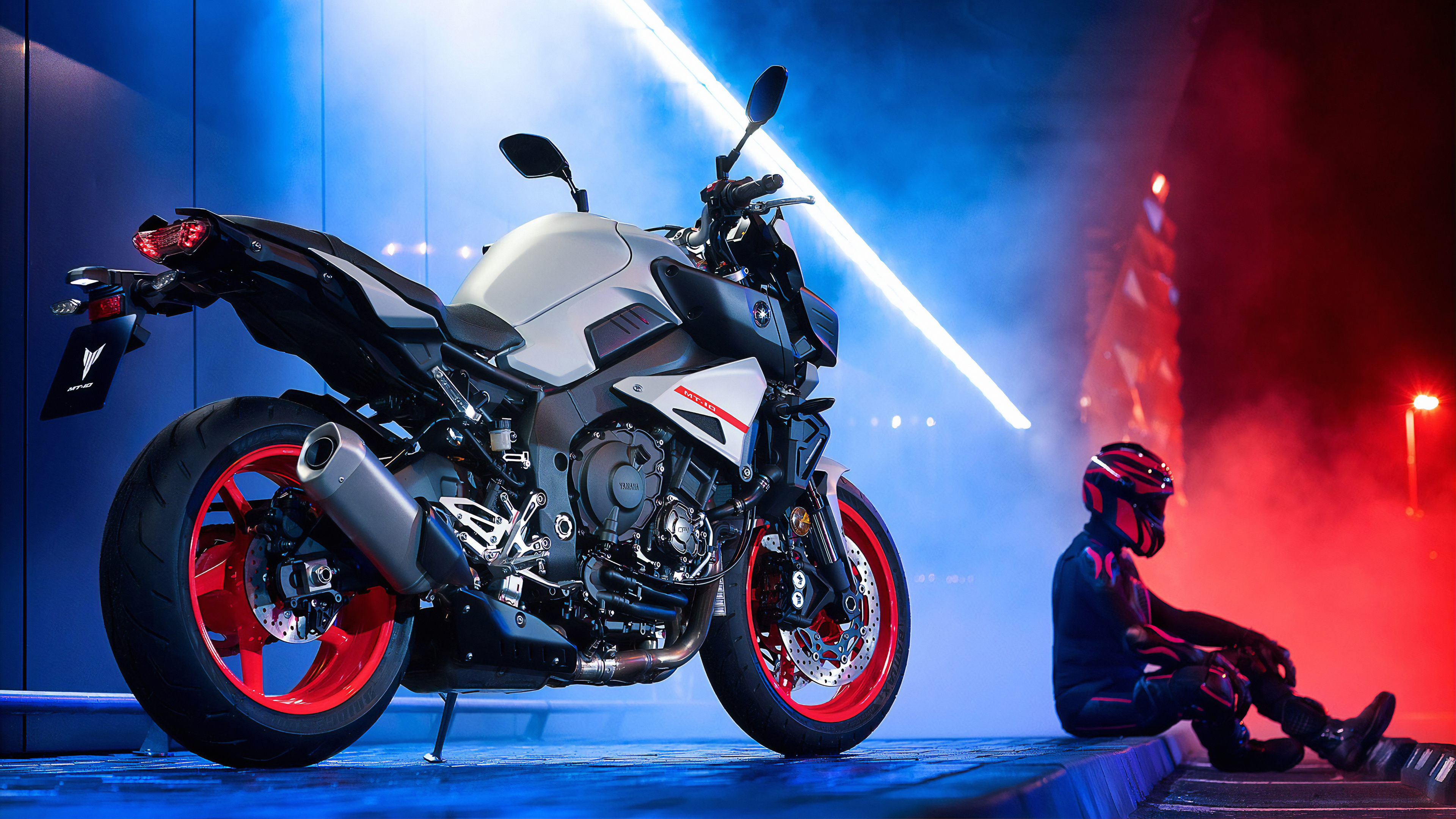 Moto Yamaha MT-10 studio, 3840x2160 Ultra HD, 4K TV