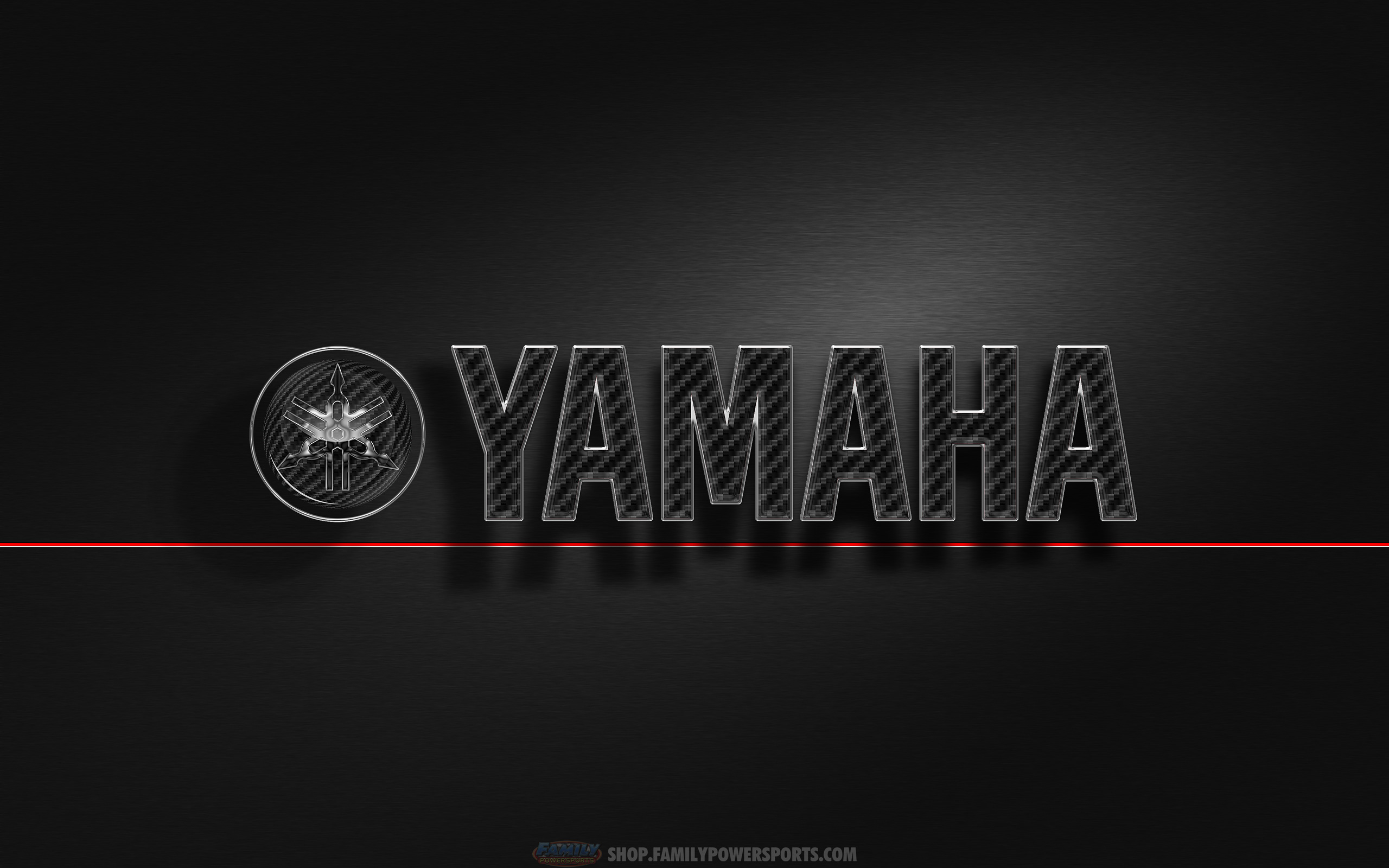 Logo Yamaha nero e grigio, 2560x1600 2K+, Laptop