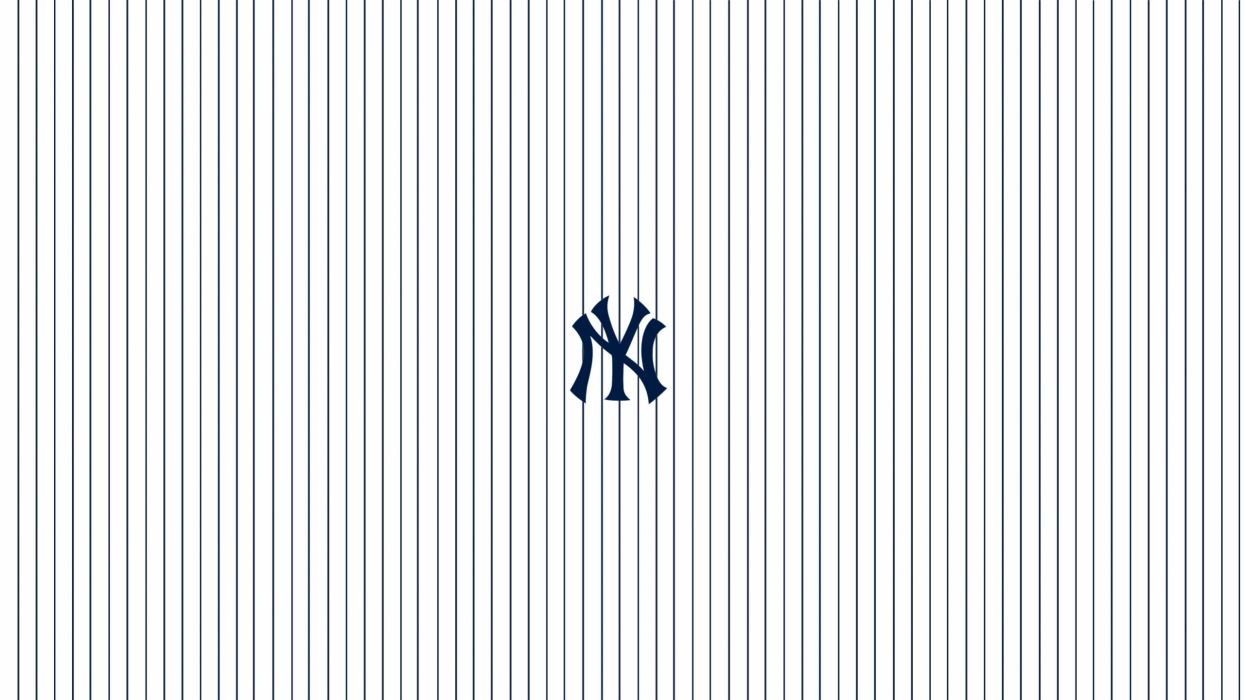 Logo New York Yankees righe, 1245x700 HD, Laptop