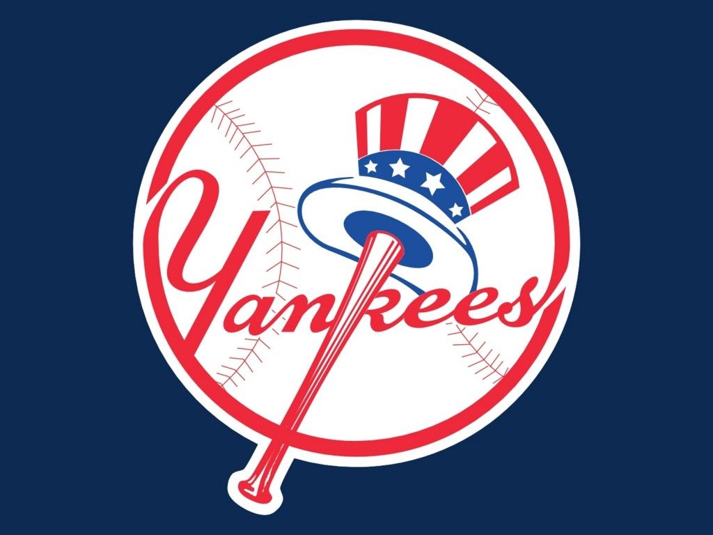 Logo New York Yankees bianco, 1920x1200 WUXGA, Laptop