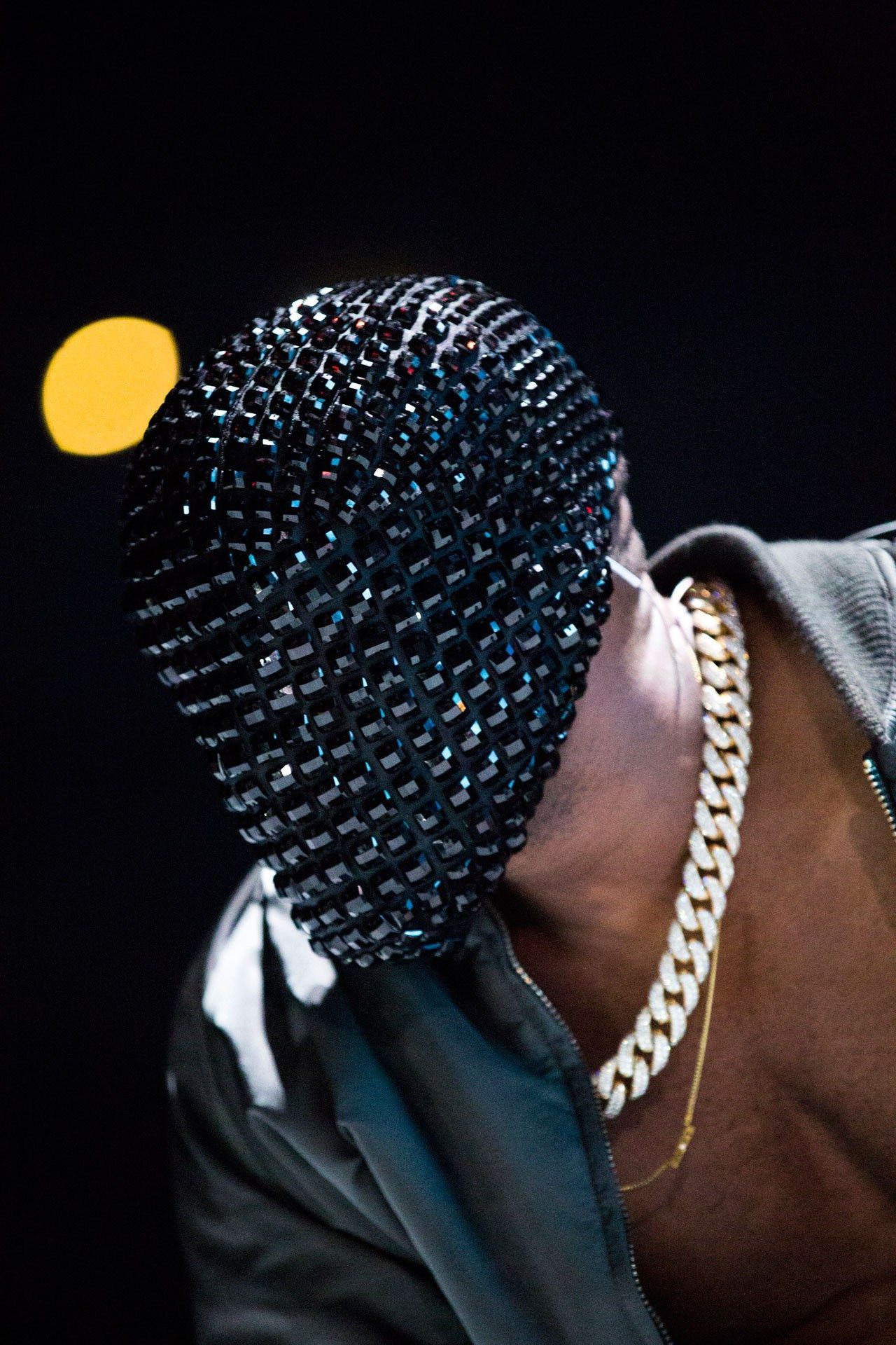 Kanye West maschera nera, 1280x1920 Verticale, Android