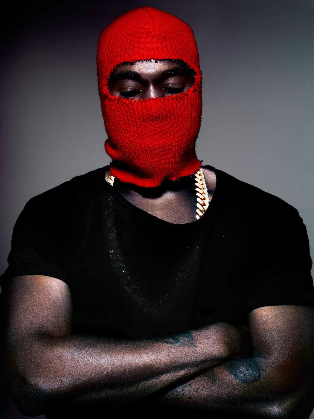 Kanye West passamontagna rosso Yeezus, 1050x1401 Verticale, Telefono