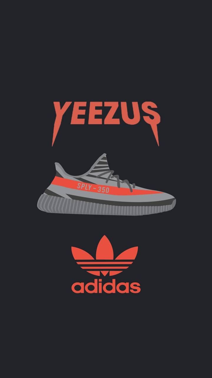 Sneaker Yeezy Boost Adidas, tre strisce, 720x1280 Full HD Verticale, iPhone