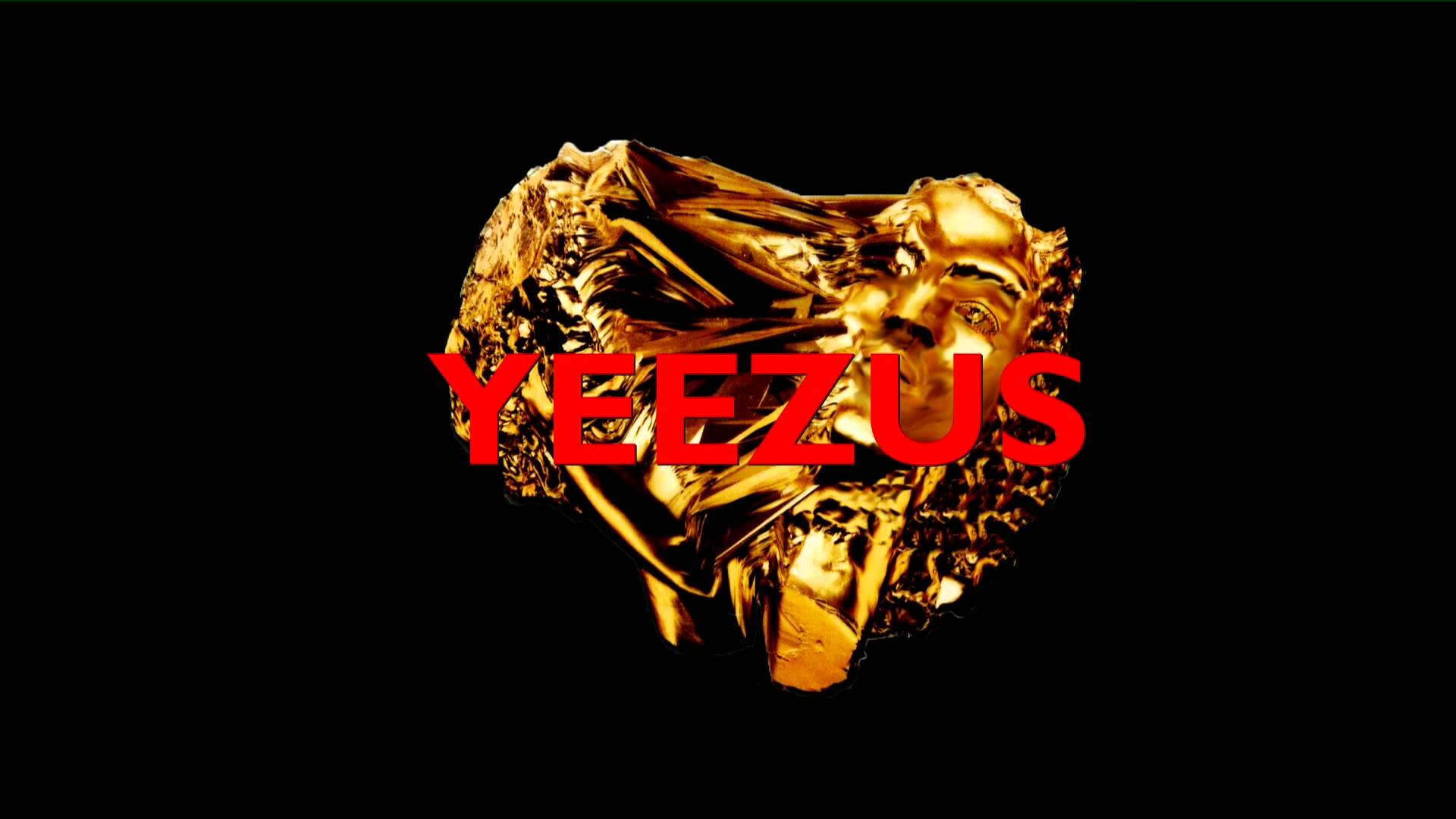 Copertina album Yeezus, sfondo rosso, 720x1280 Verticale, Mobile
