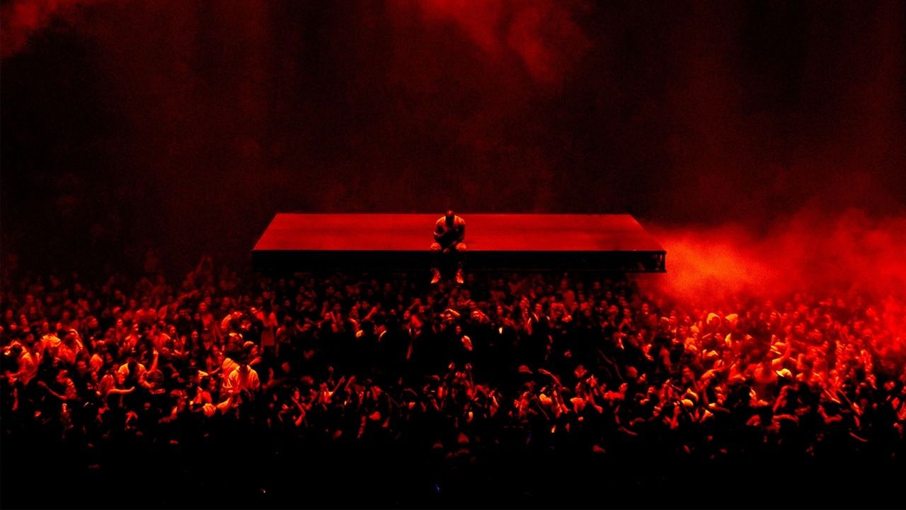 Cuore dorato con testo Yeezus, 1920x1080 Full HD 1080p, Laptop
