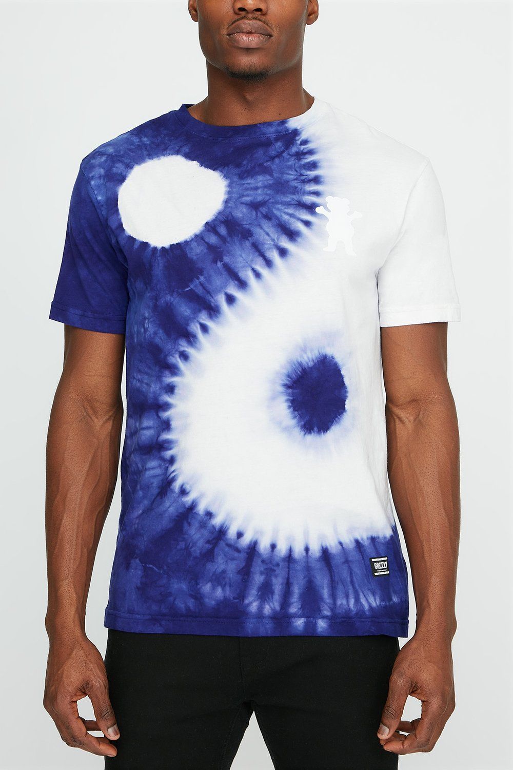 Tie dye blu spirale, 1200x1360 Full HD Verticale, Smartphone